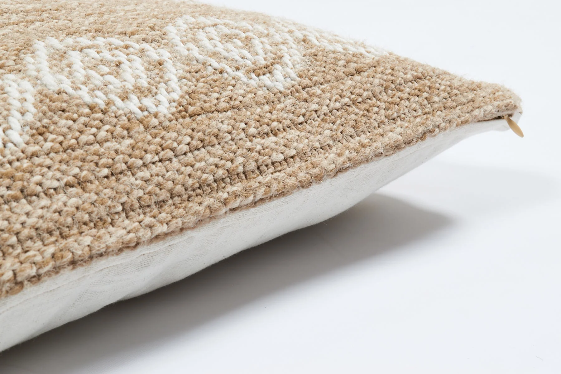 Housse De Coussin Nature - Motifs Géométriques Blancs - Image 5