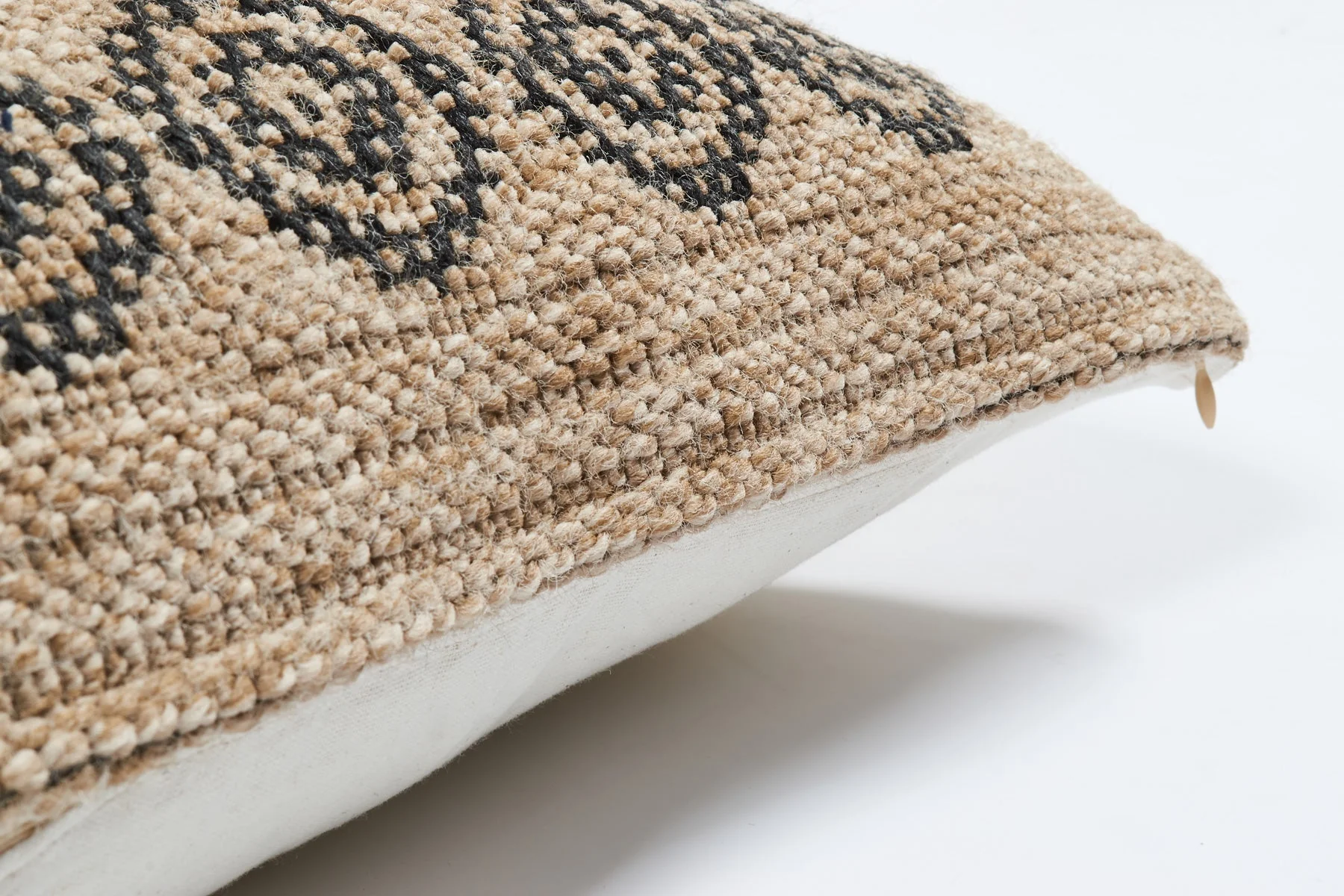 Housse De Coussin Nature - Motifs Géométriques Noirs - Image 5