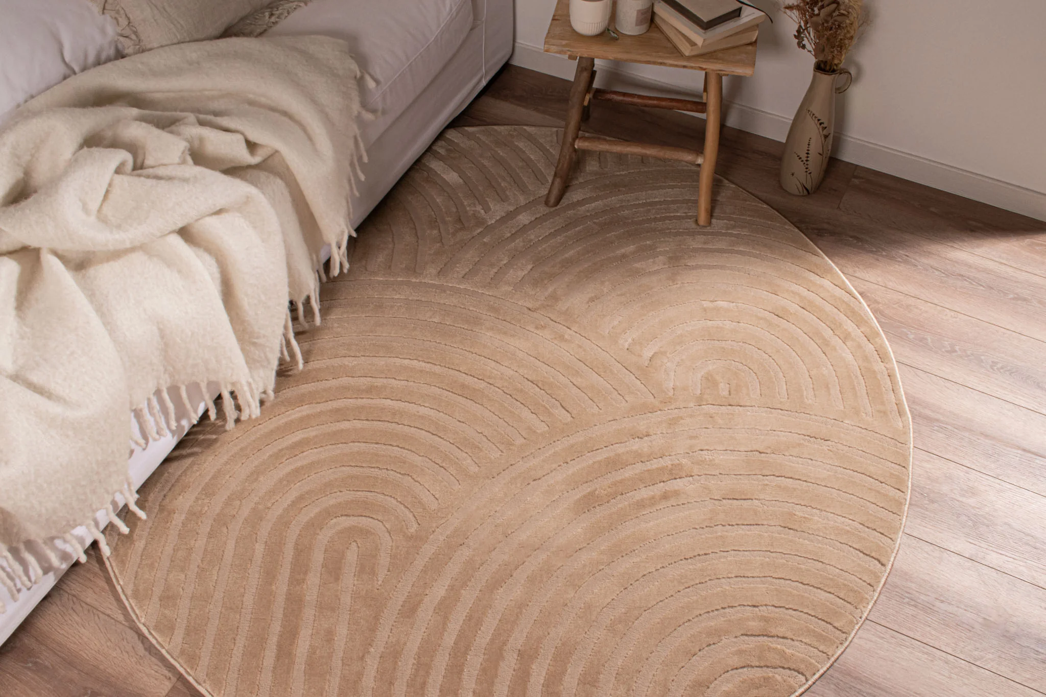 Tapis Bianca 157 - Motif Graphique - Beige - Intérieur - Image 7