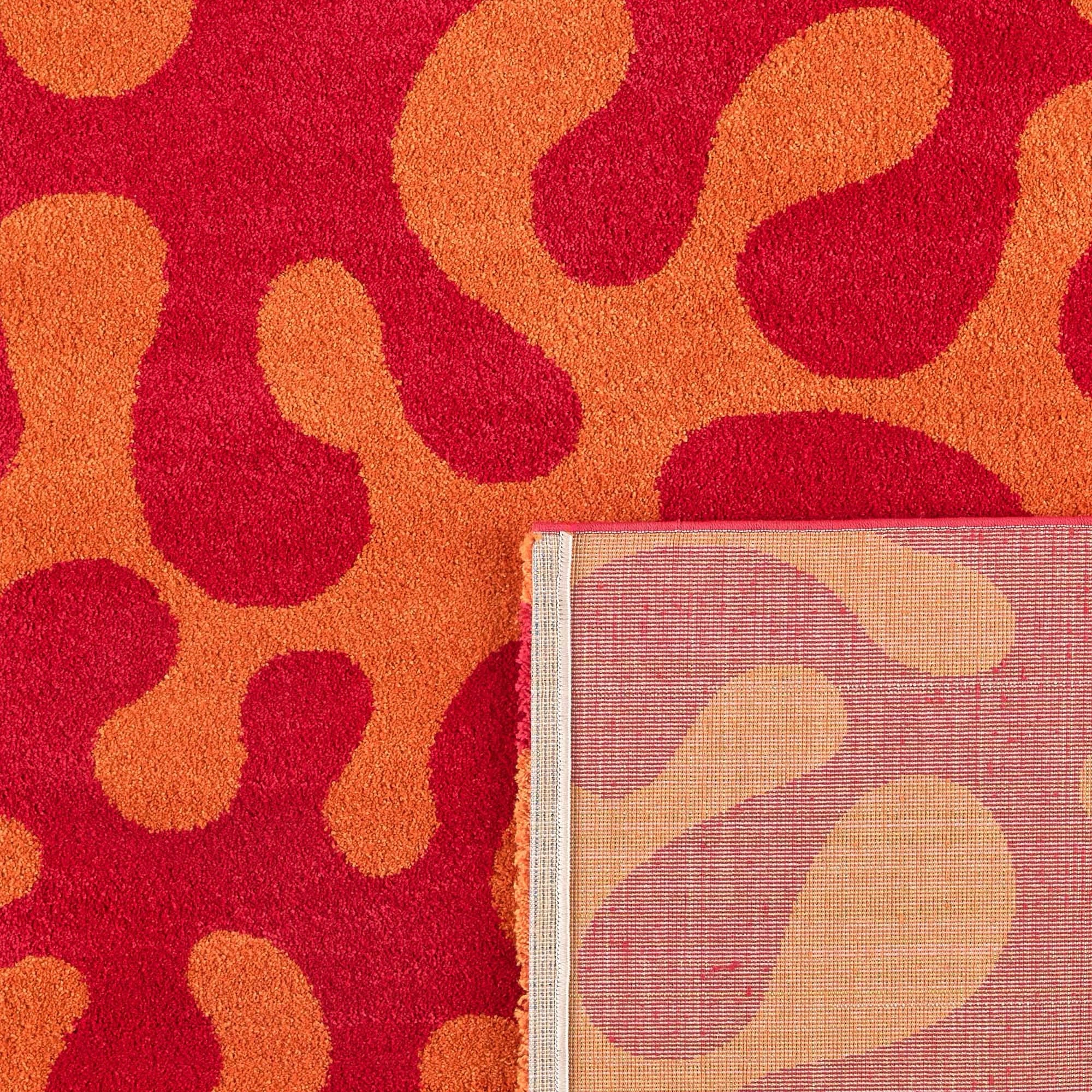 Tapis Groovy 384 - Motif Moderne - Rouge - Intérieur - Image 4