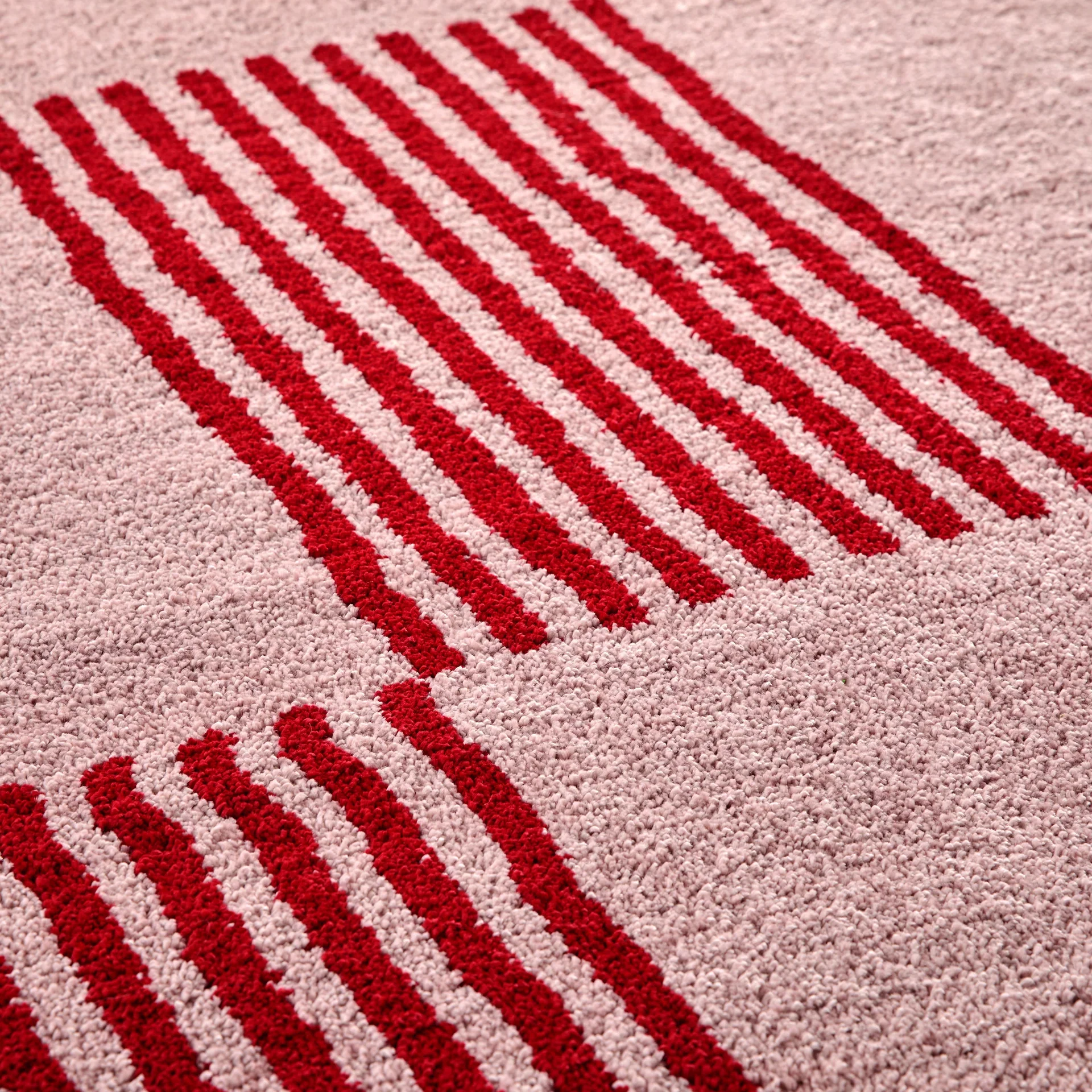 Tapis Groovy 386 - Motif Moderne - Rouge - Intérieur - Image 3