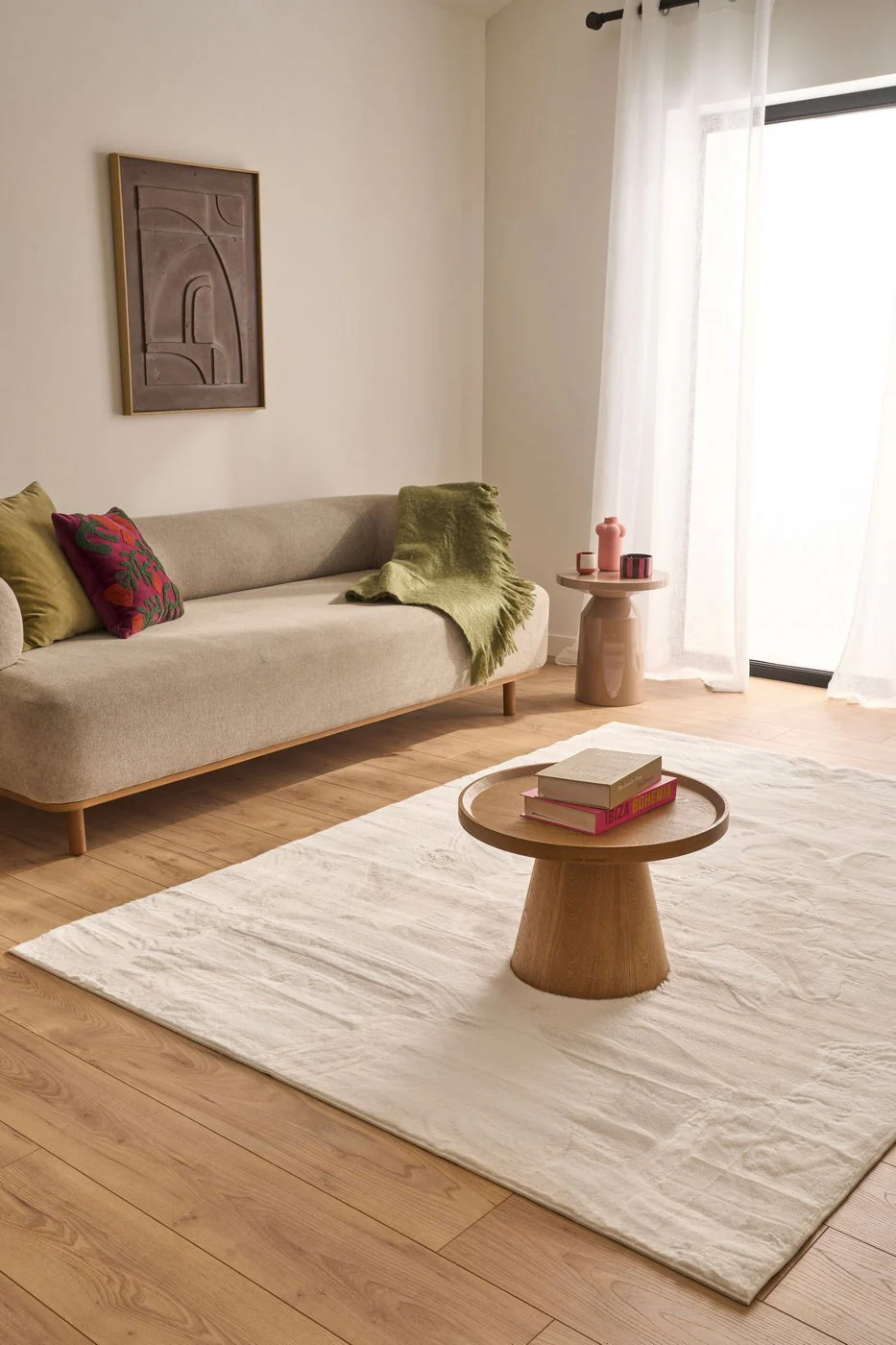 Tapis Nube 6000 - Motif Uni - Blanc - Intérieur - Image 2