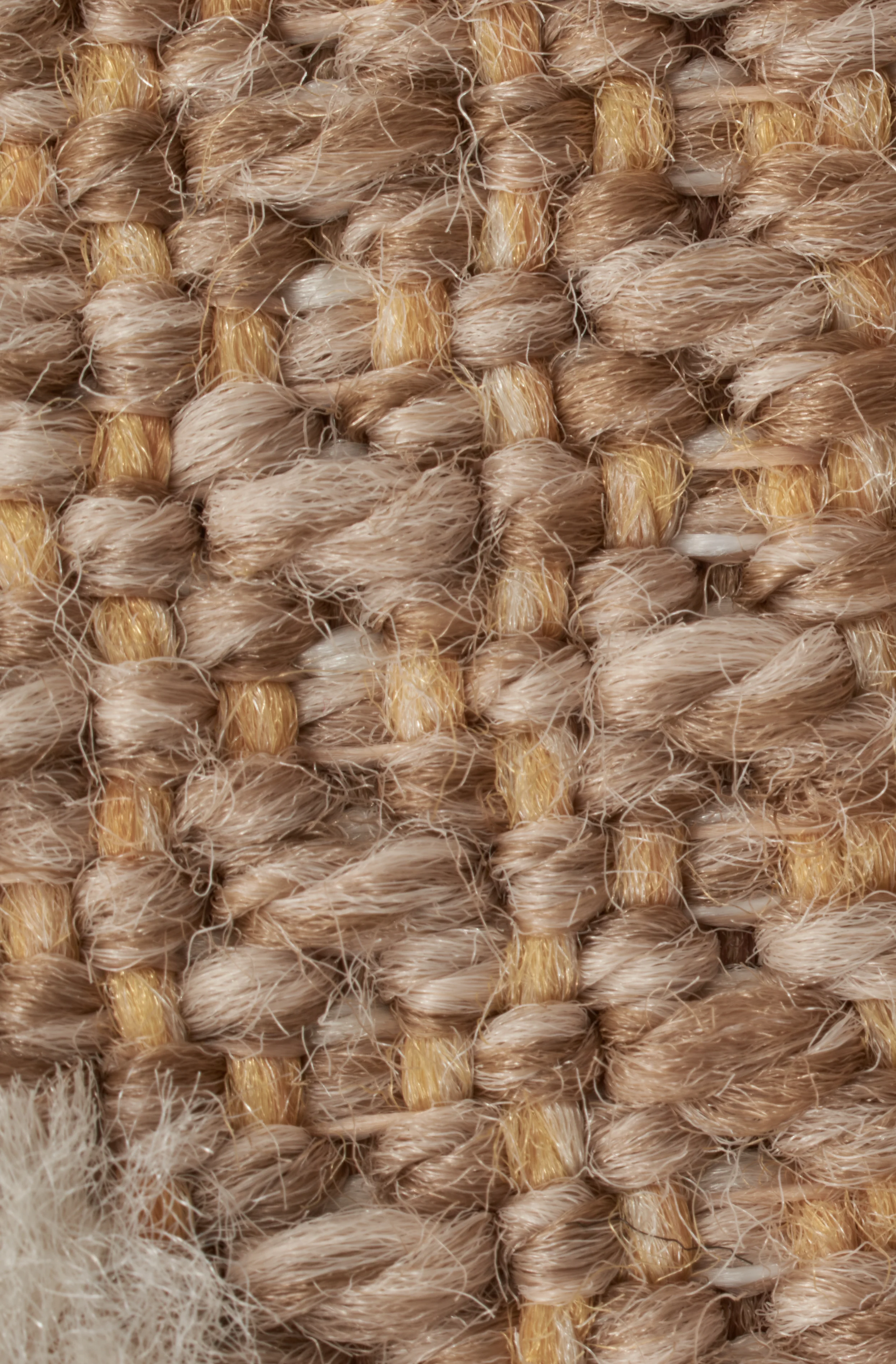 Tapis Aspect Jute Tulum 9041 - Motif Jute - Jaune - Intérieur / Extérieur - Image 3