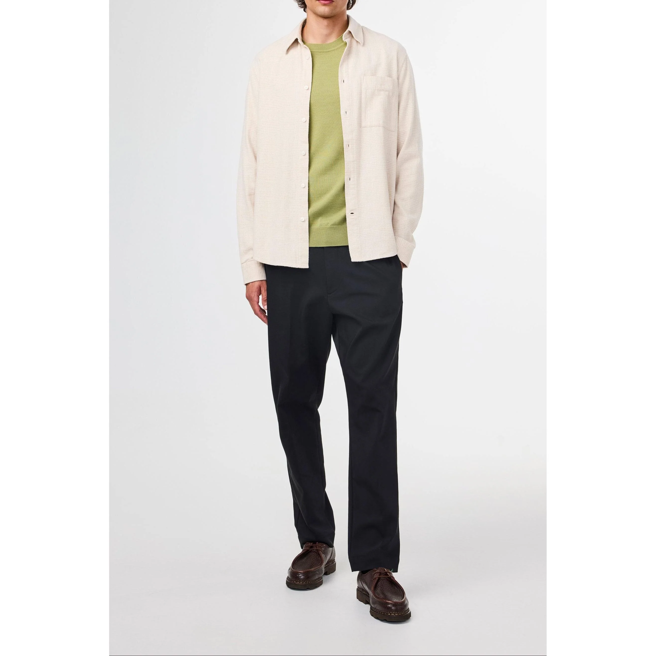 Chemise Arne - Creme Check - Image 2