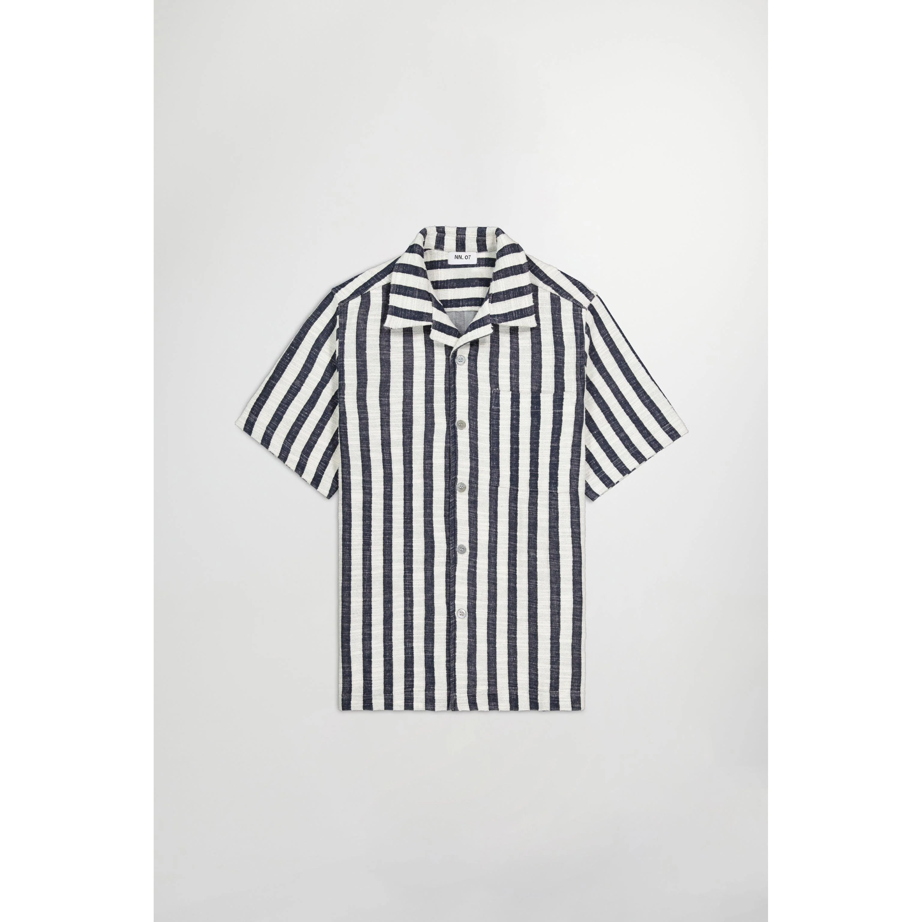 Chemise Julio Ss - Navy Stripe - Image 4