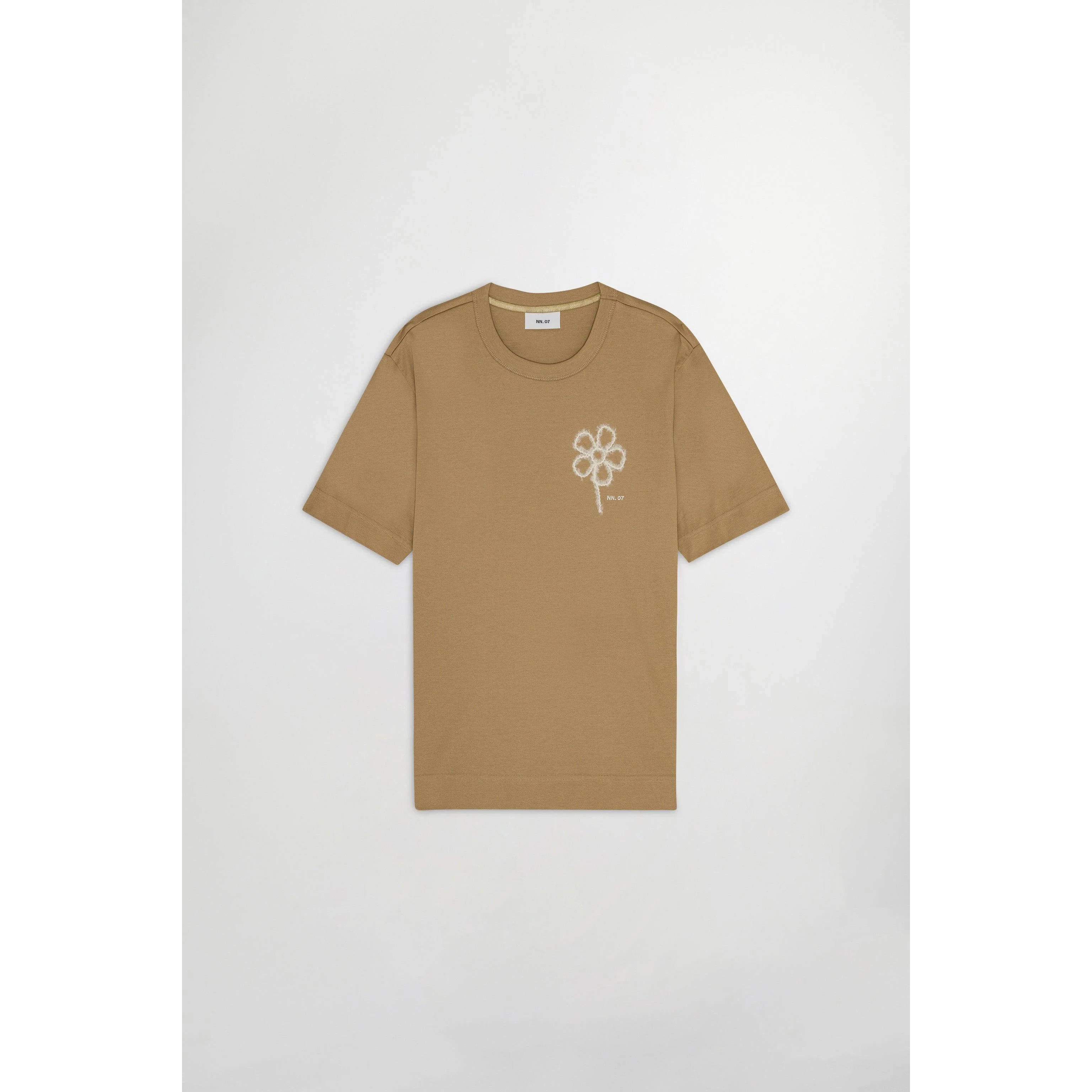 T-Shirt Pedro Emb Ss - Camel