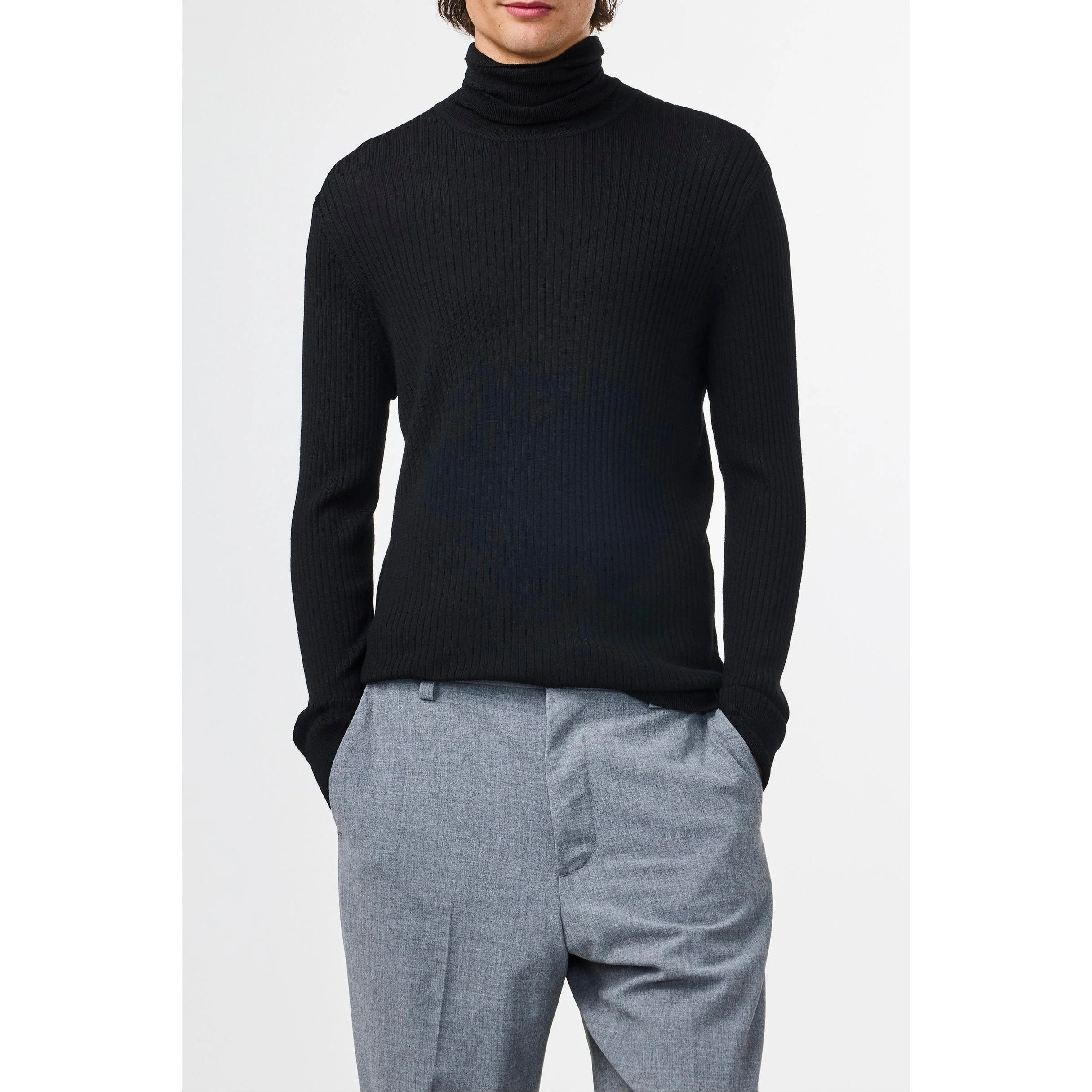 Gilet Richard Rib - Black