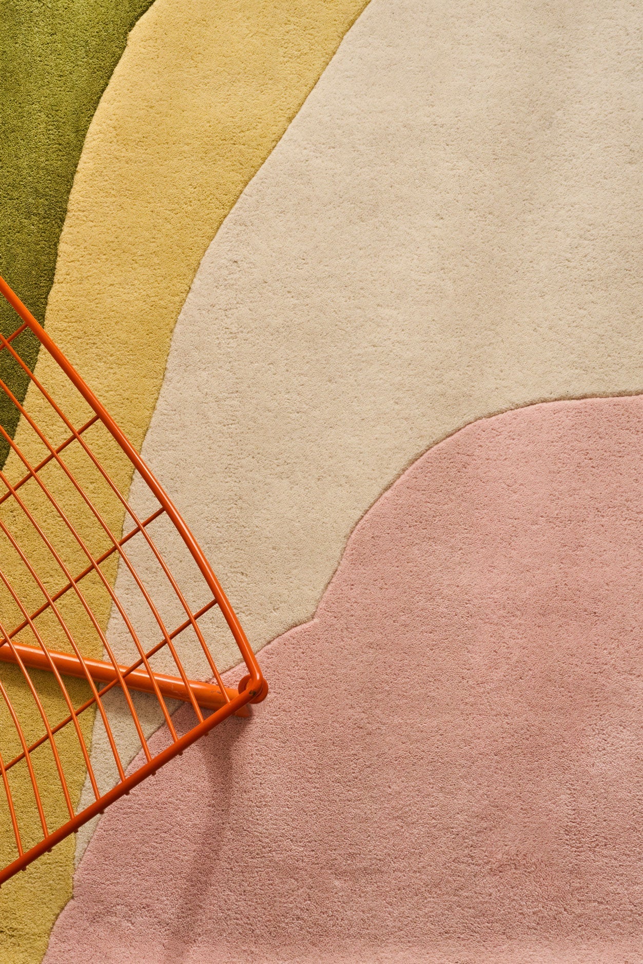 Pantone x Nazar - Tapis Nuage Sucré En Laine Multicolore Vert Et Rose - Image 8