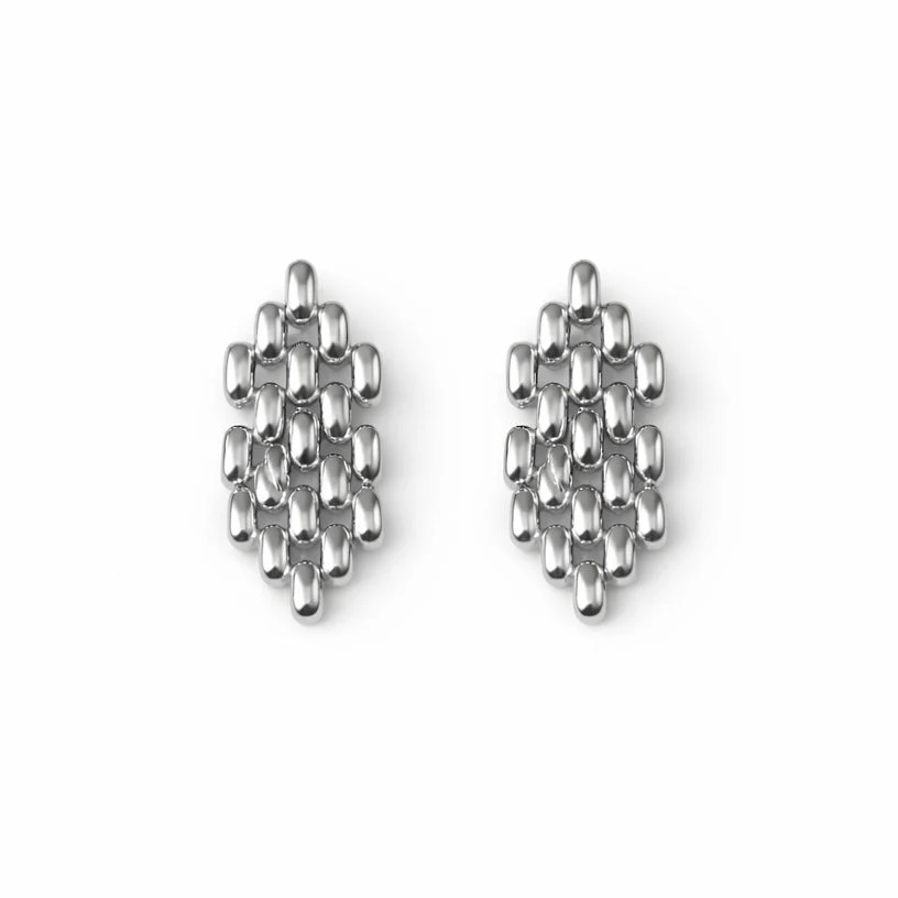 Boucles D'Oreilles Olivia - Doré Ou Argent - Image 4