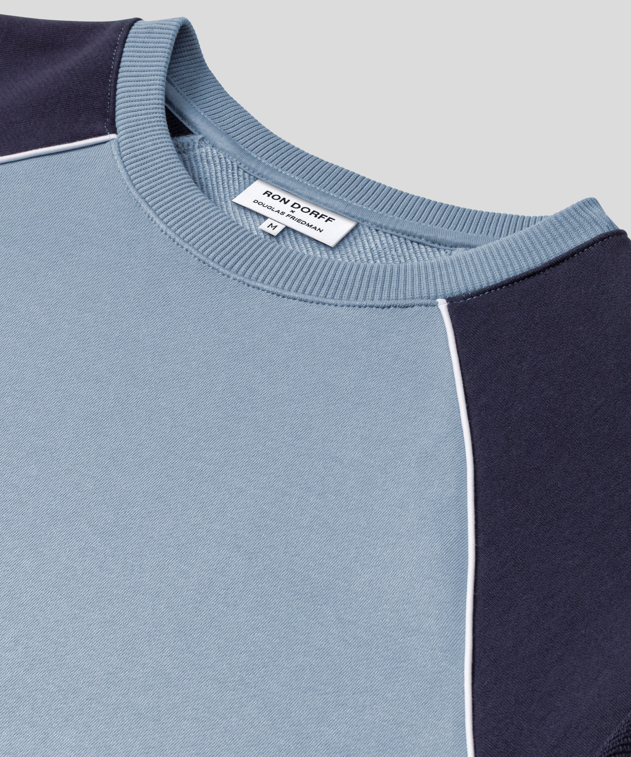 Sweatshirt Organic Cotton Sleeveless - Faded Denim - Image 4