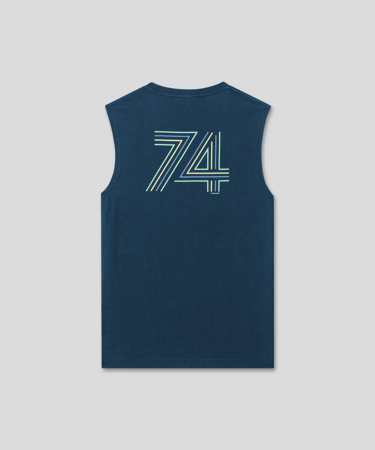 T-Shirt Organic Cotton Sleeveless "74" - Deep Dive - Image 5