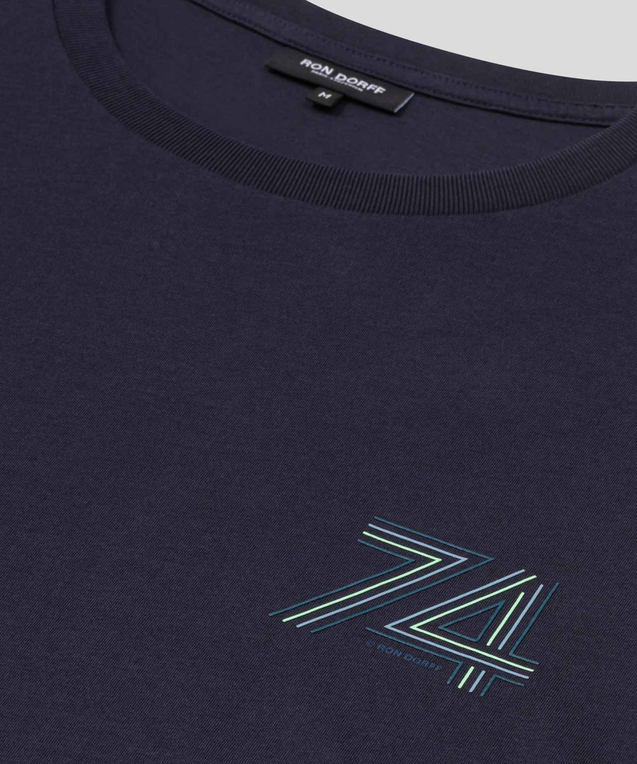 T-Shirt Organic Cotton "74" - Navy - Image 4