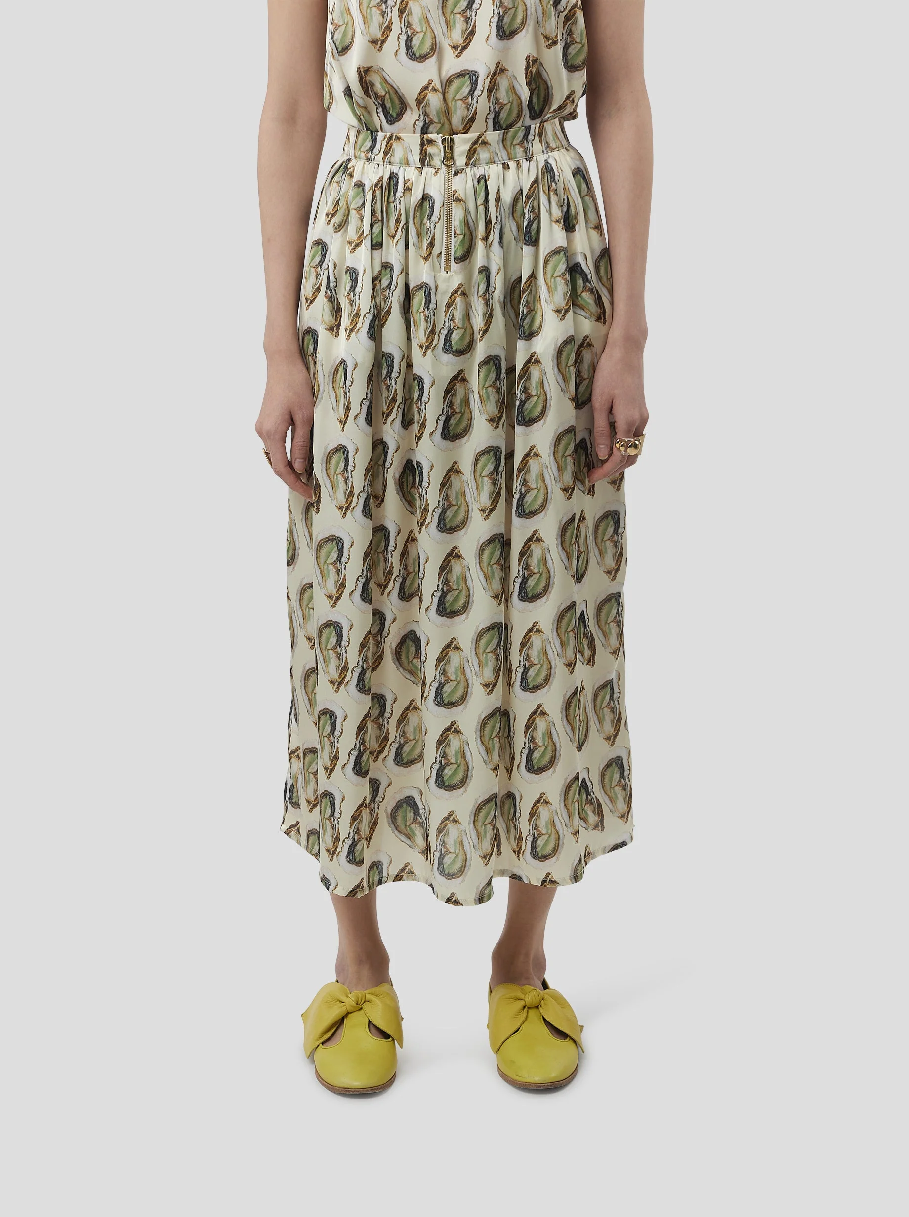 Orso Skirt in Lustruous Oyster print - Image 4