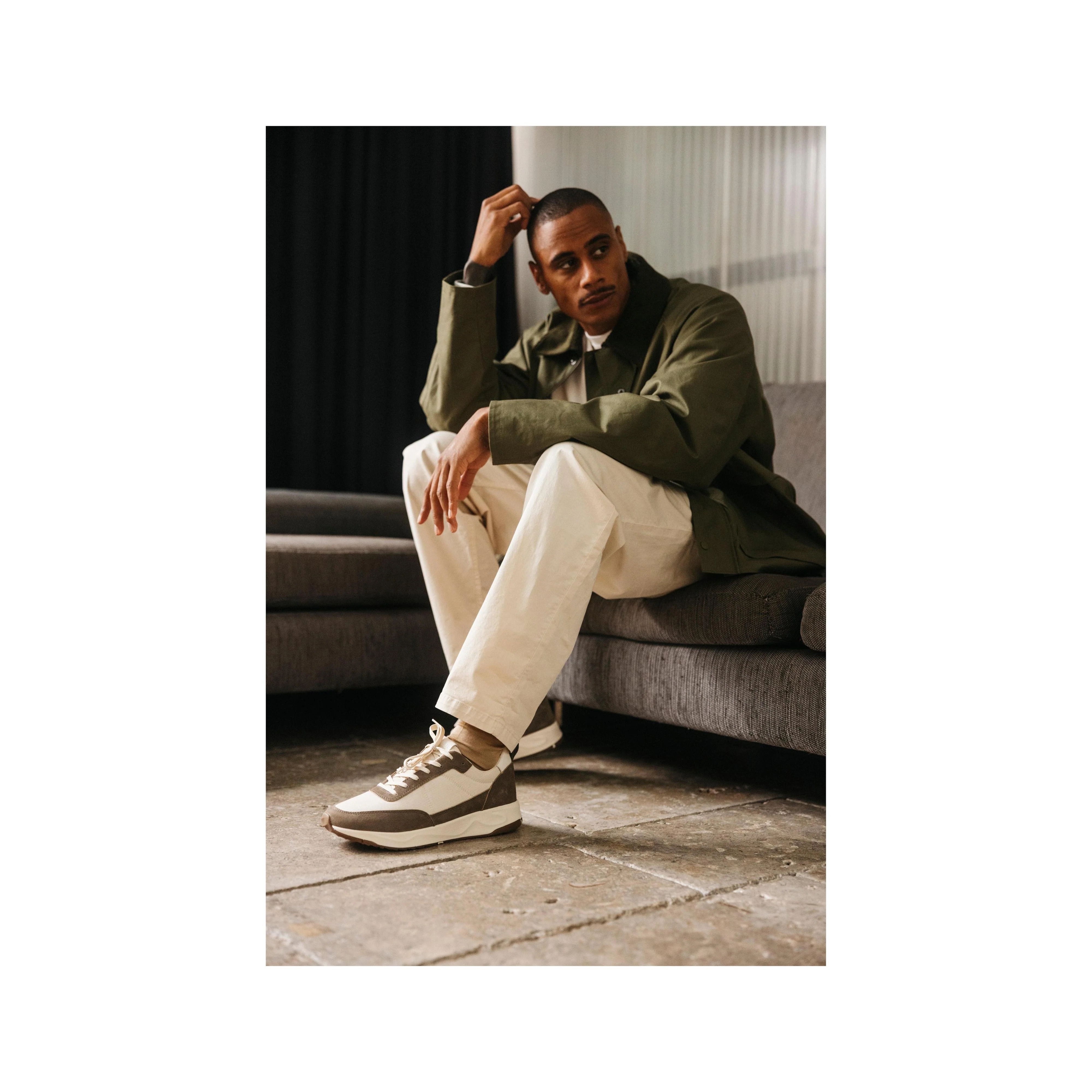 Trainers Owens - Olive Night Off-White - Image 2