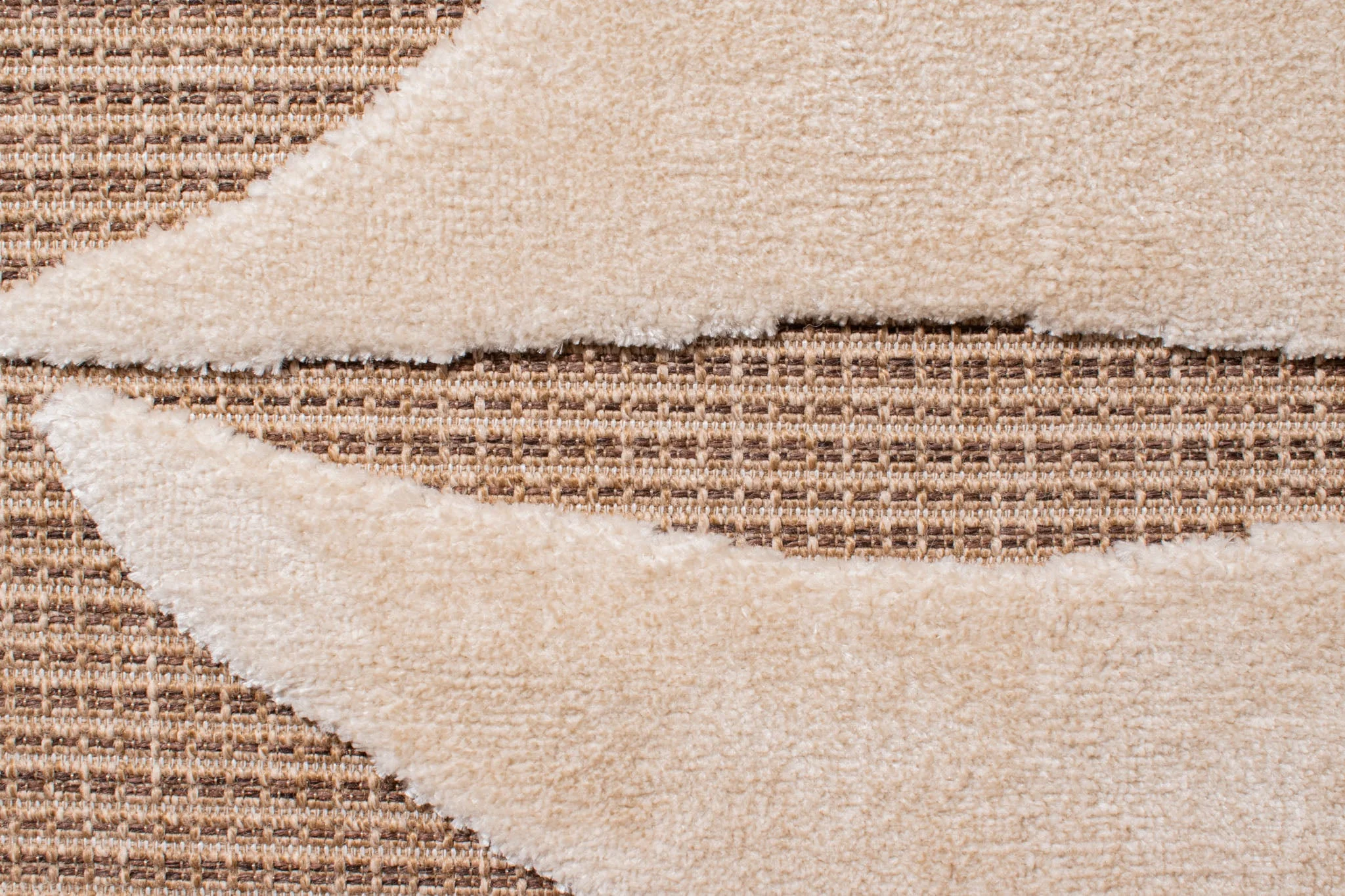 Tapis Palma Aspect Jute Avec Motif Visage Blanc - Image 9