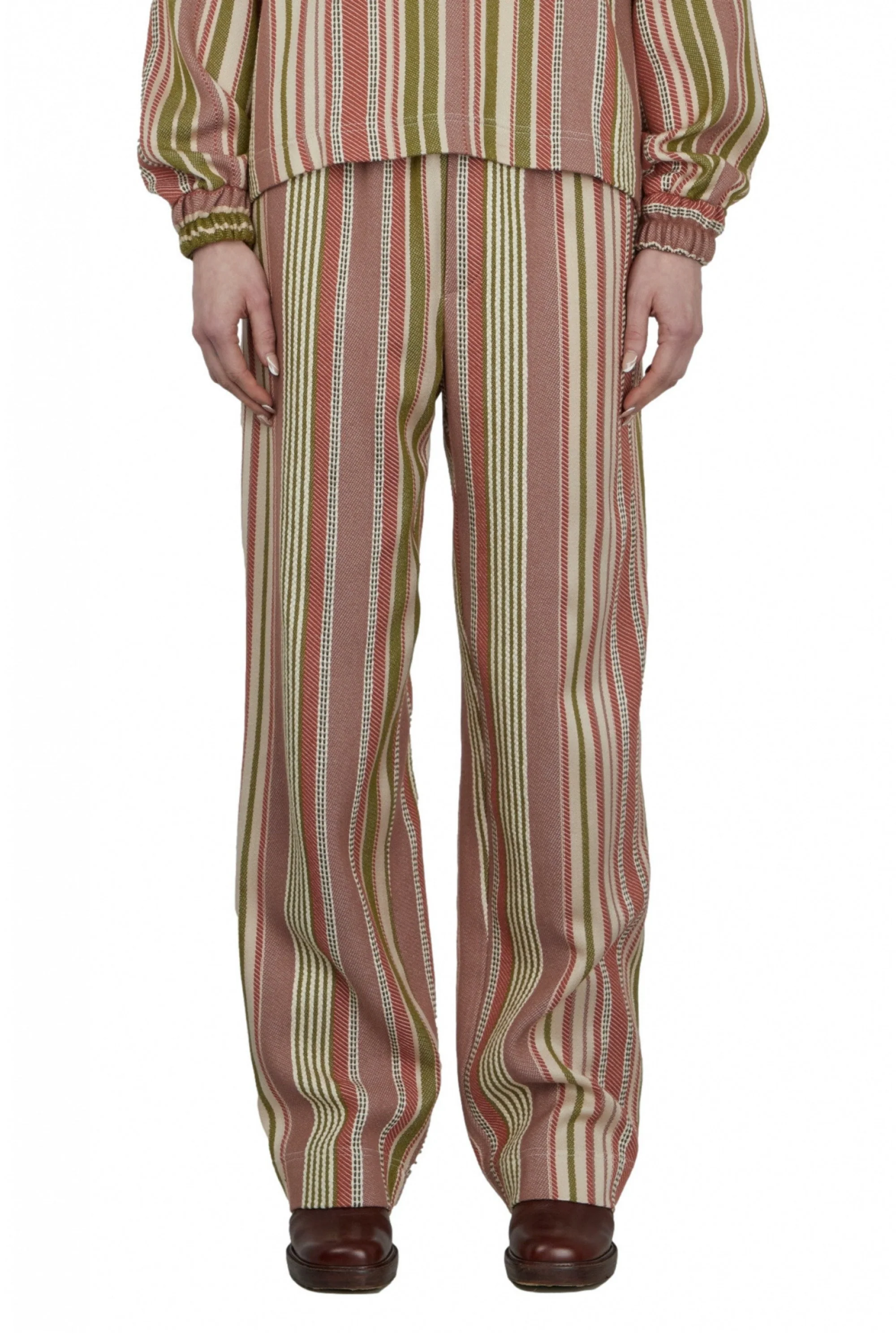 Pantalon Loose Tisse Main