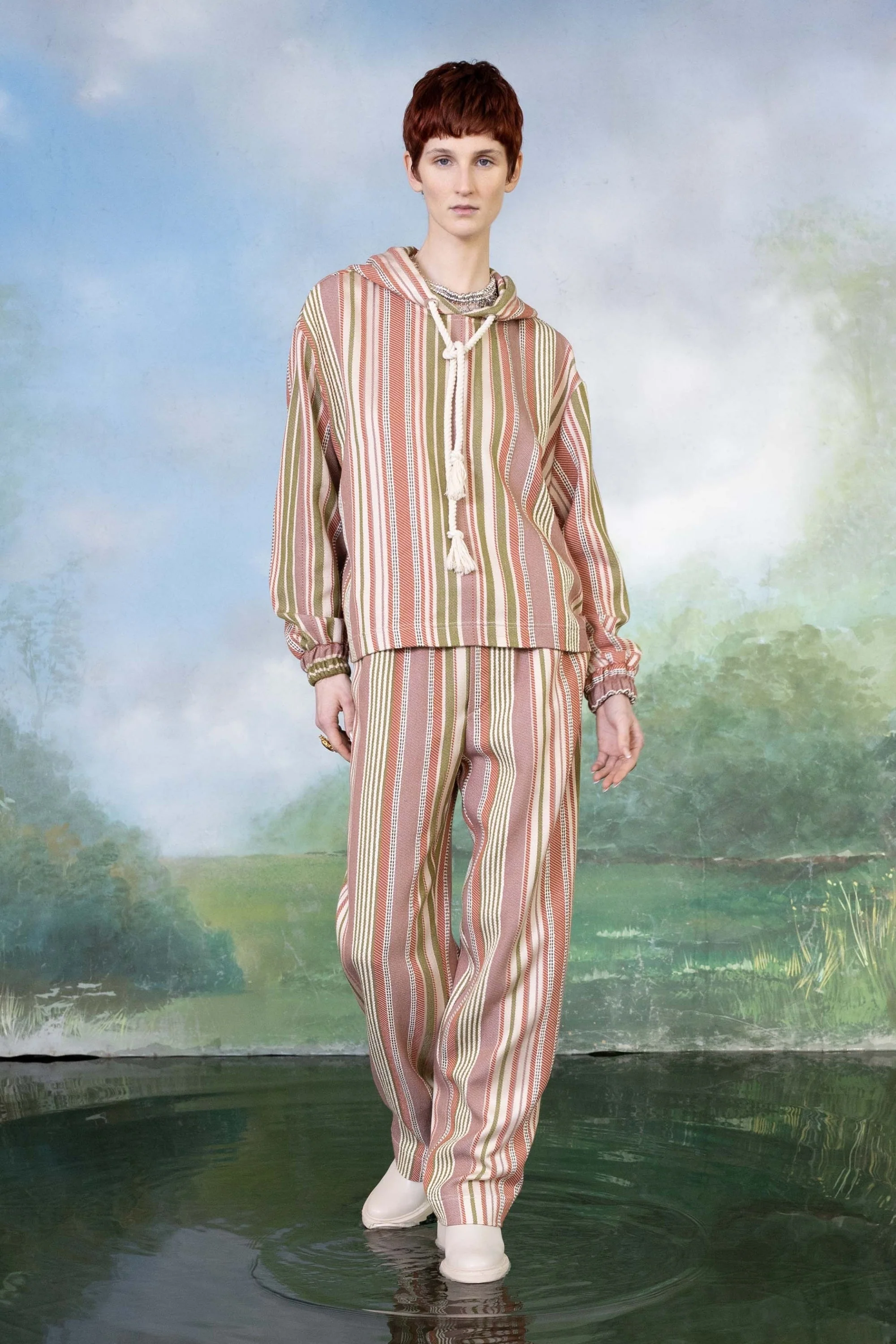Pantalon Loose Tisse Main - Image 5