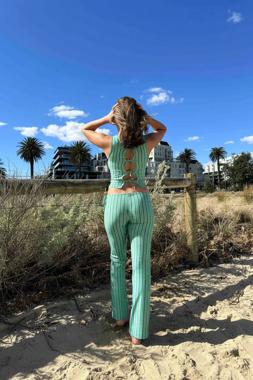 Pantalon Paola - Vert - Image 4