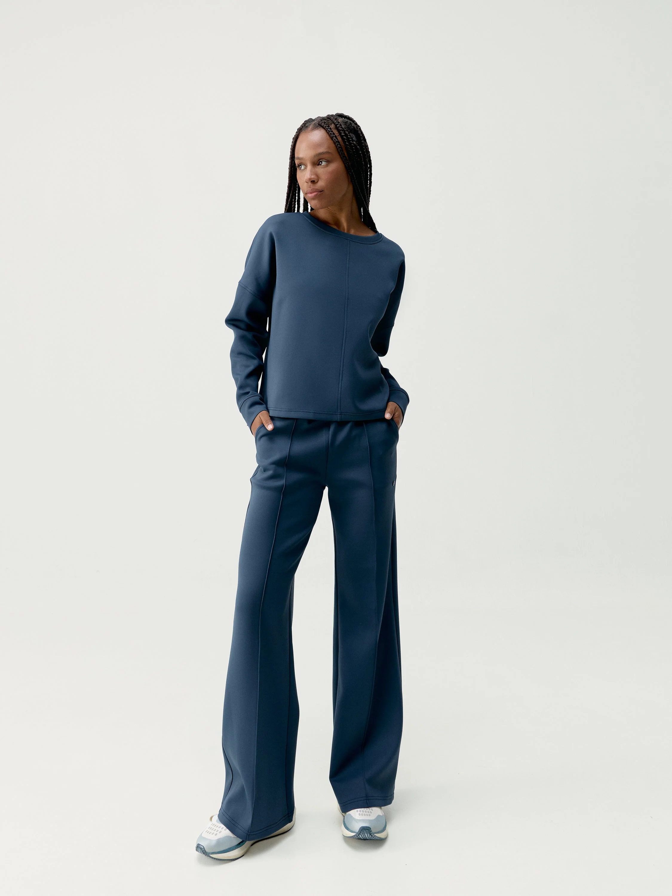 Pantalons Iniya Stormy Grey - Femme - Image 5