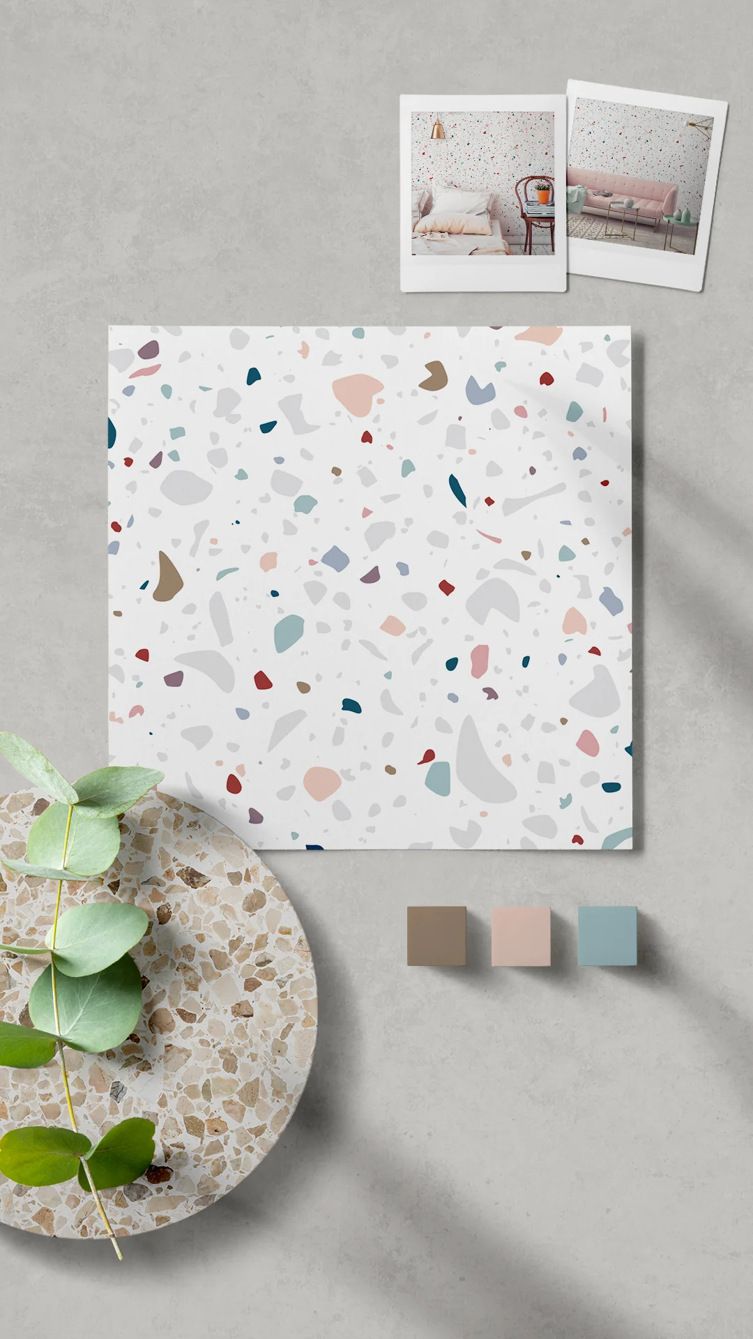 Papier Peint Granite - Blanc Multicolore - Image 4