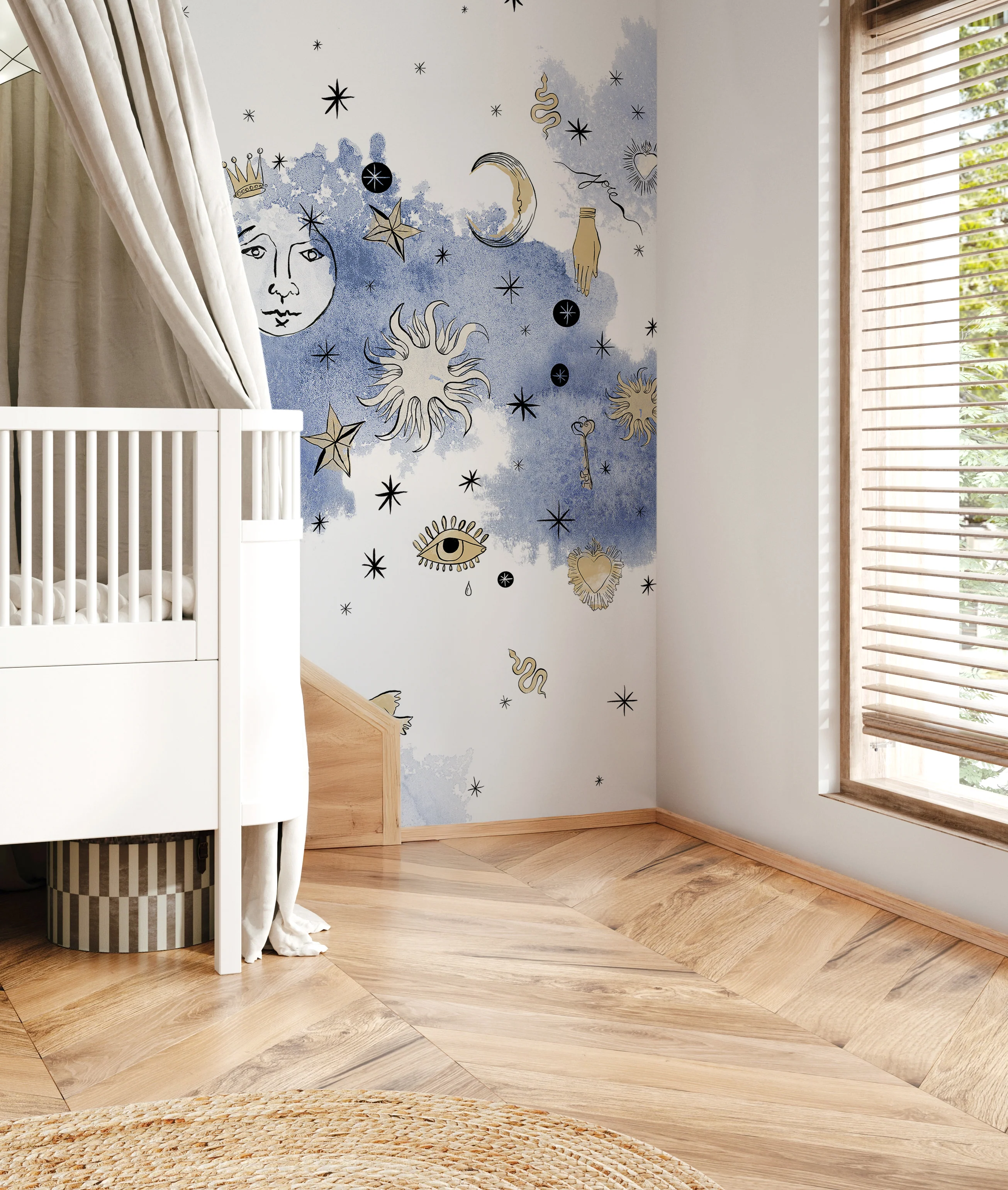 Fresque Esprit - Blue Galaxie - Image 2