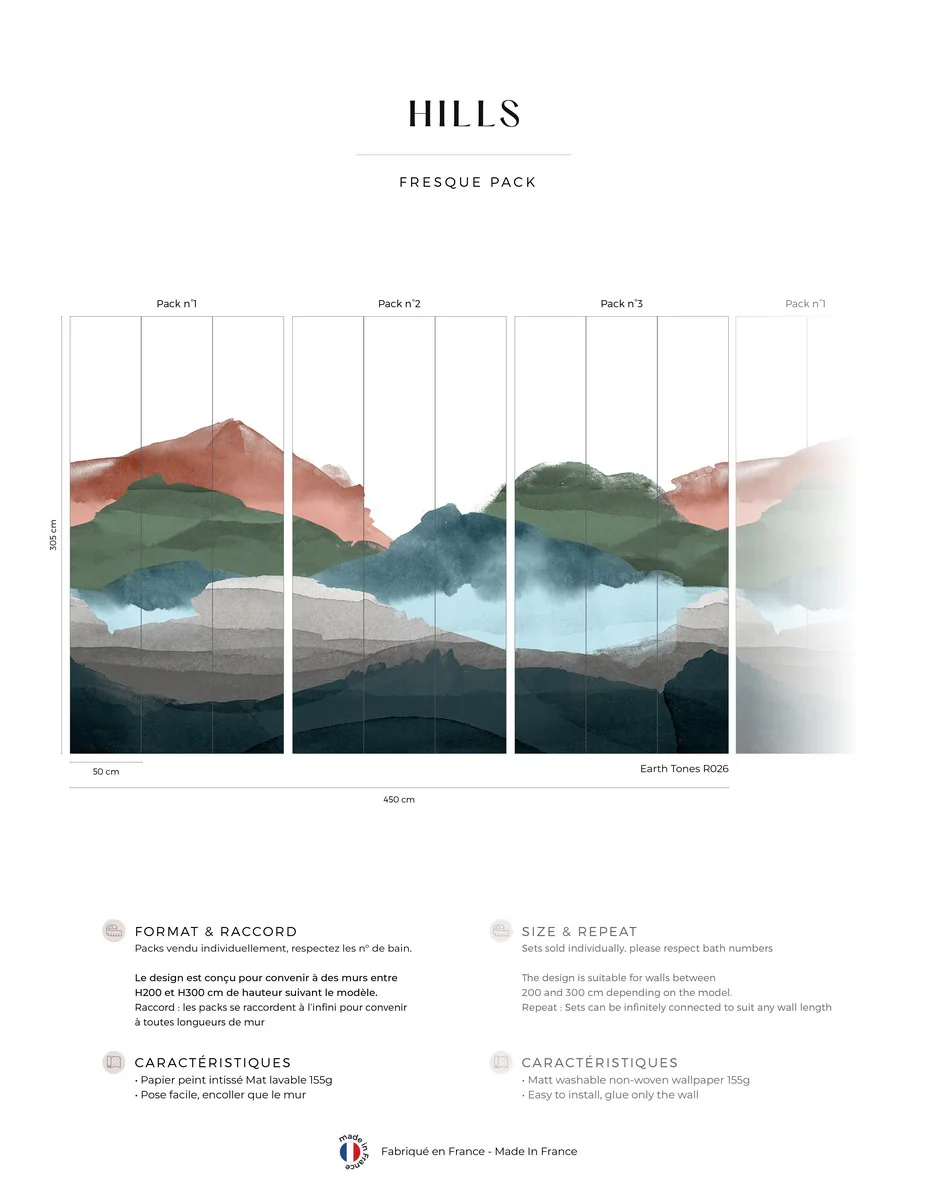 Fresque Hills - Earth Tones - Image 2