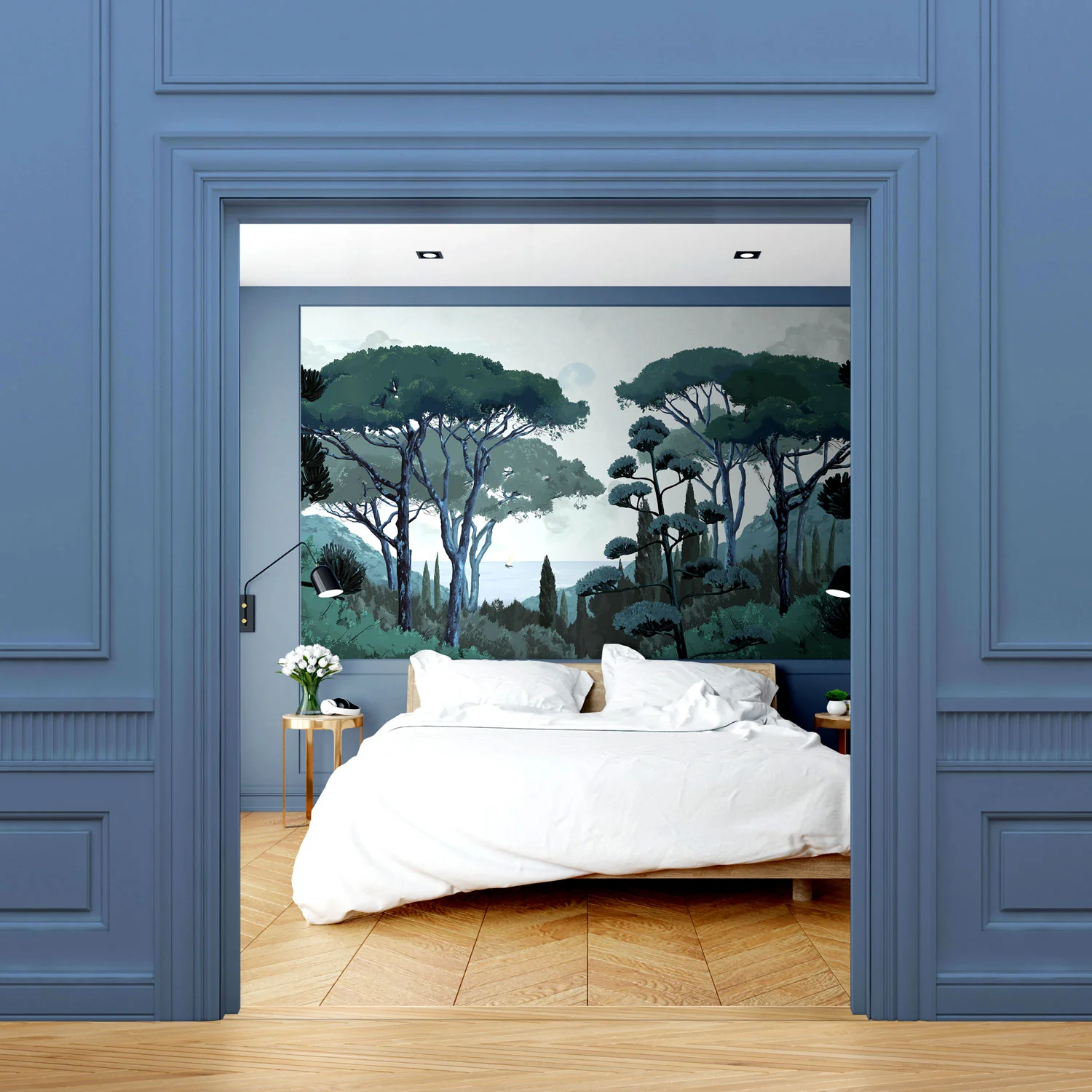 Fresque Toscane - Vert - Image 9