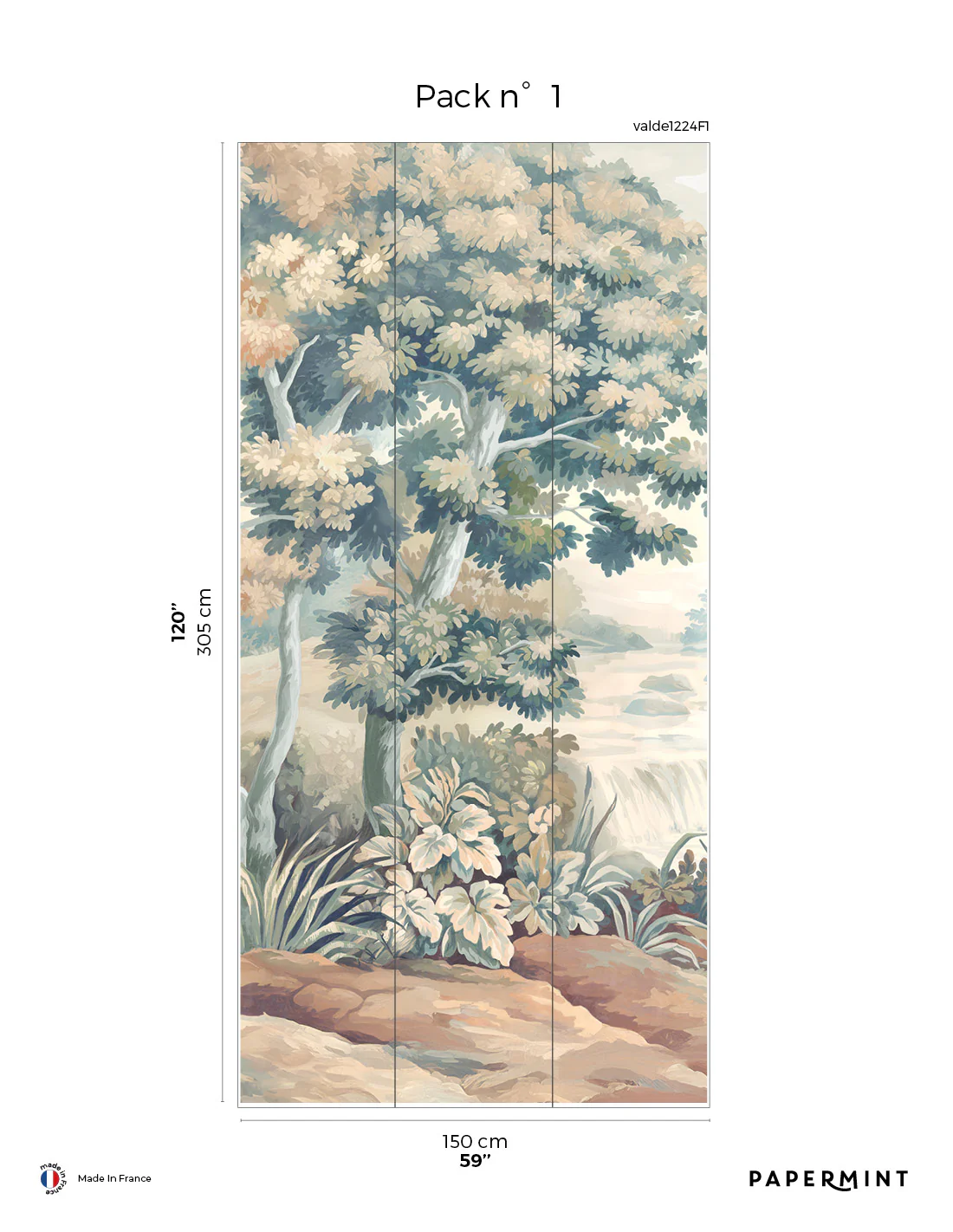 Fresque Val De Loire - Pastel - Image 3