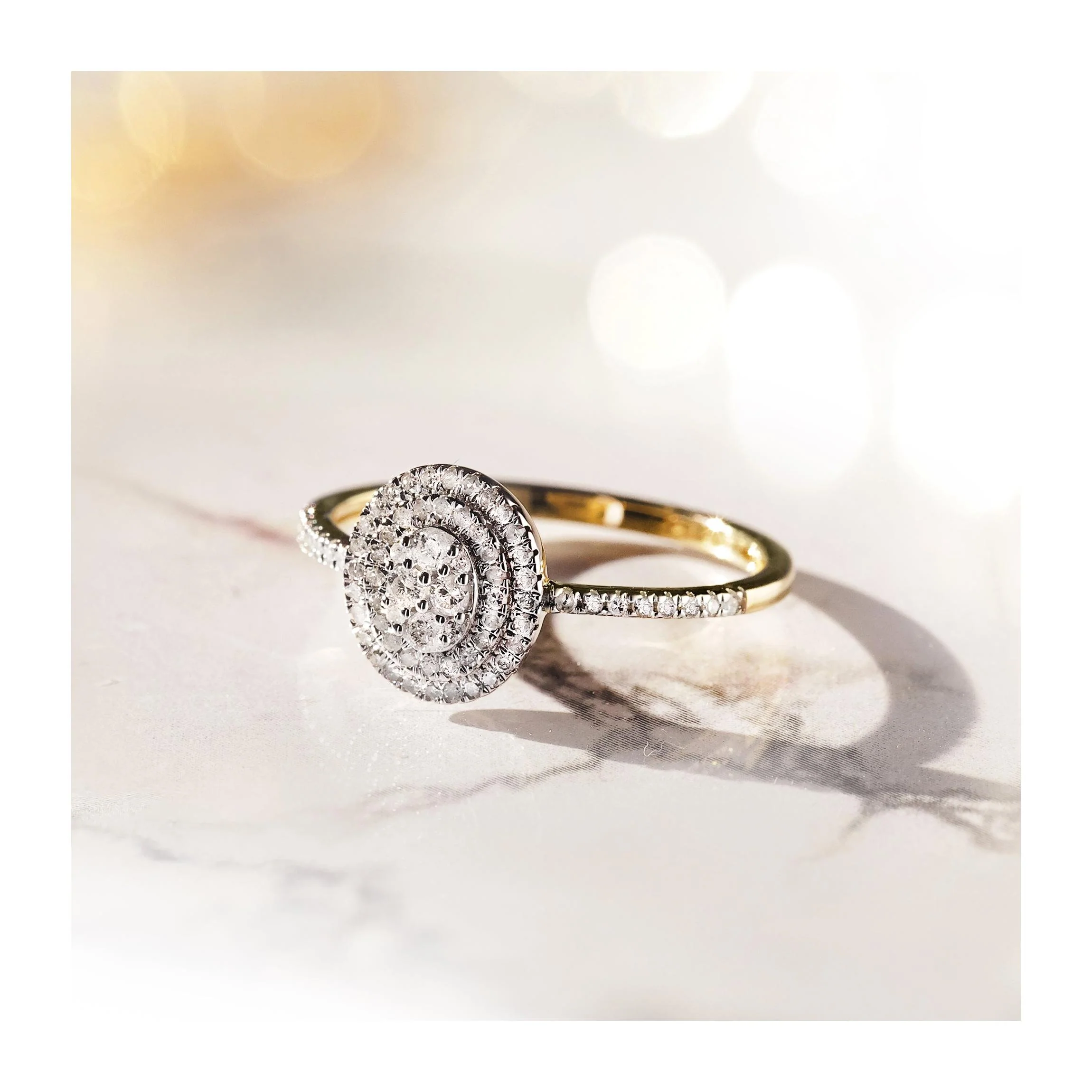 Bague "Beauty Queen" Diamants 0,20/72