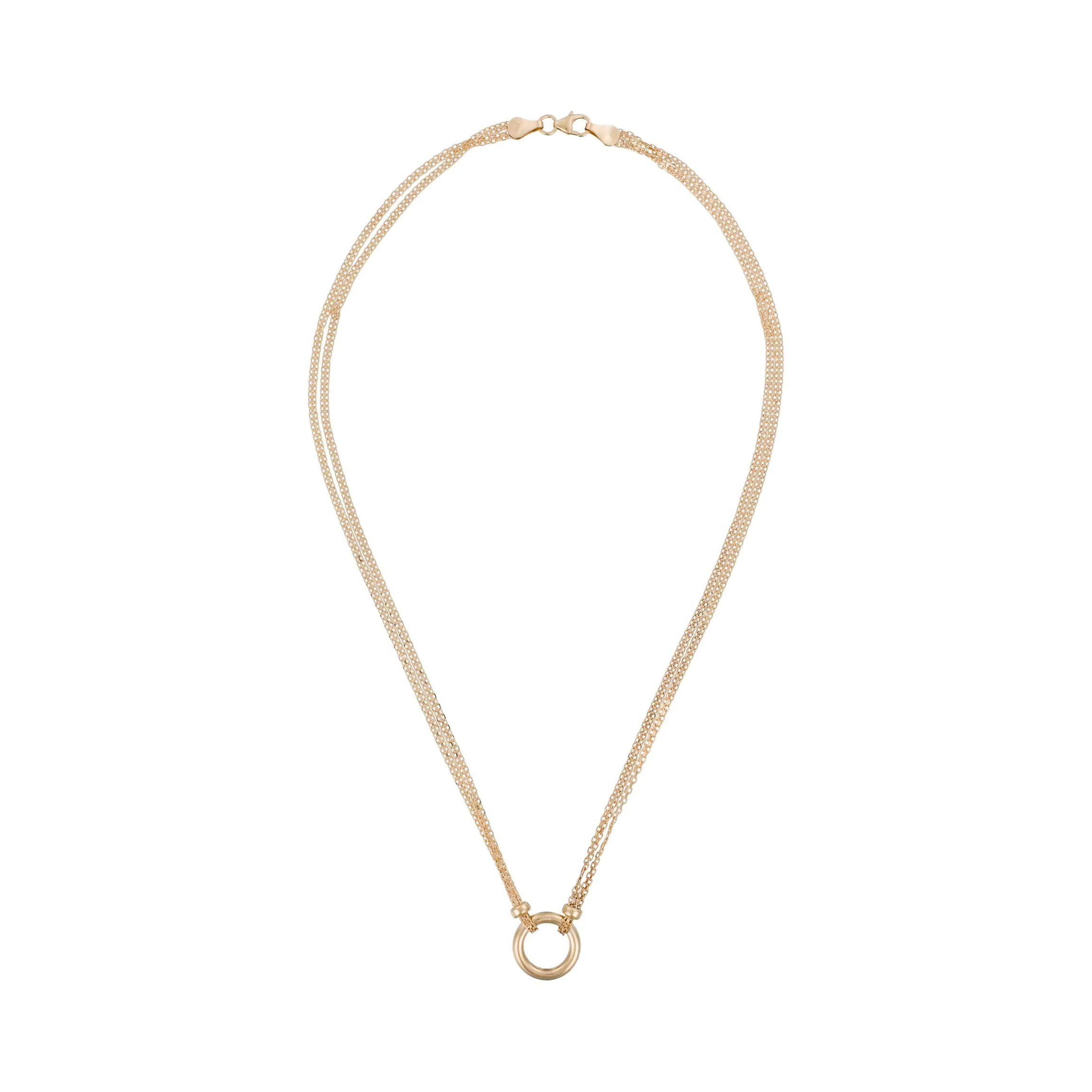Collier "Round" Or Jaune 375/1000