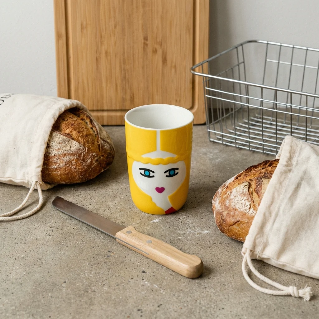 Tasse Double Paroi Folklore - Jaune
