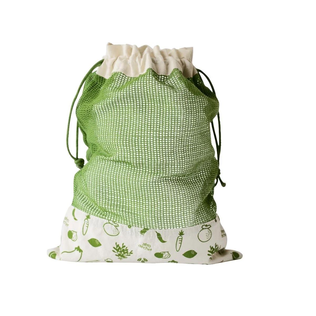 Sac À Légumes En Coton Bio - Vert - Image 6