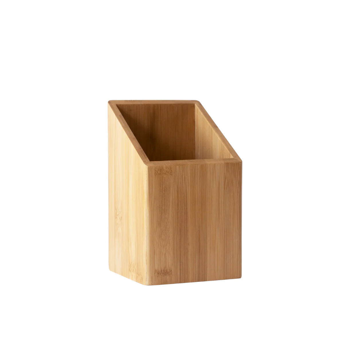 Pot À Ustensiles En Bambou - Beige - Image 2