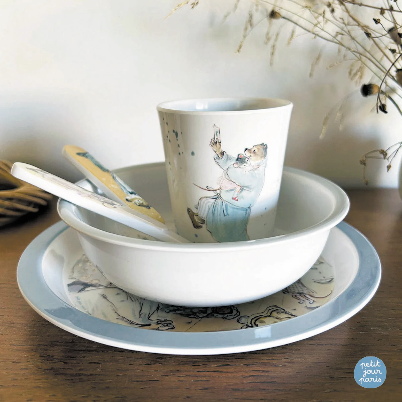 Coffret Cadeau 5 Pièces Ernest Et Célestine Bleu - Image 4
