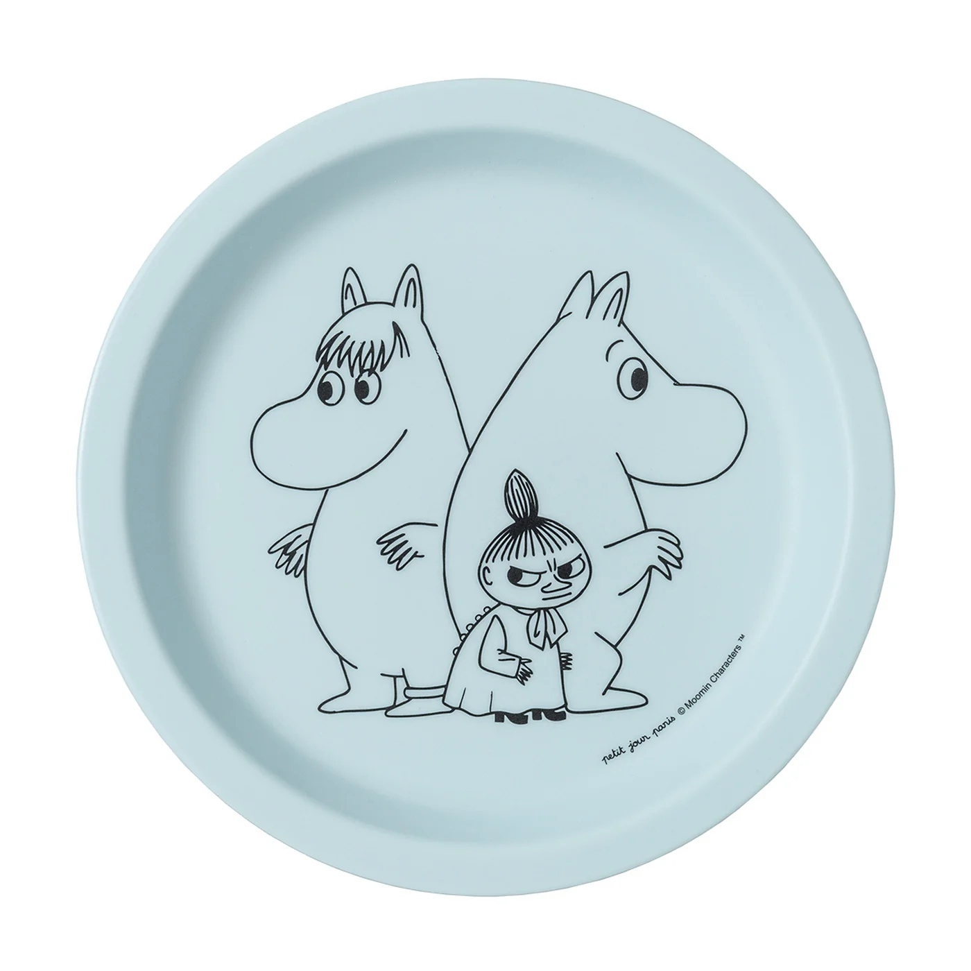 Assiette Bébé Moomin Bleu