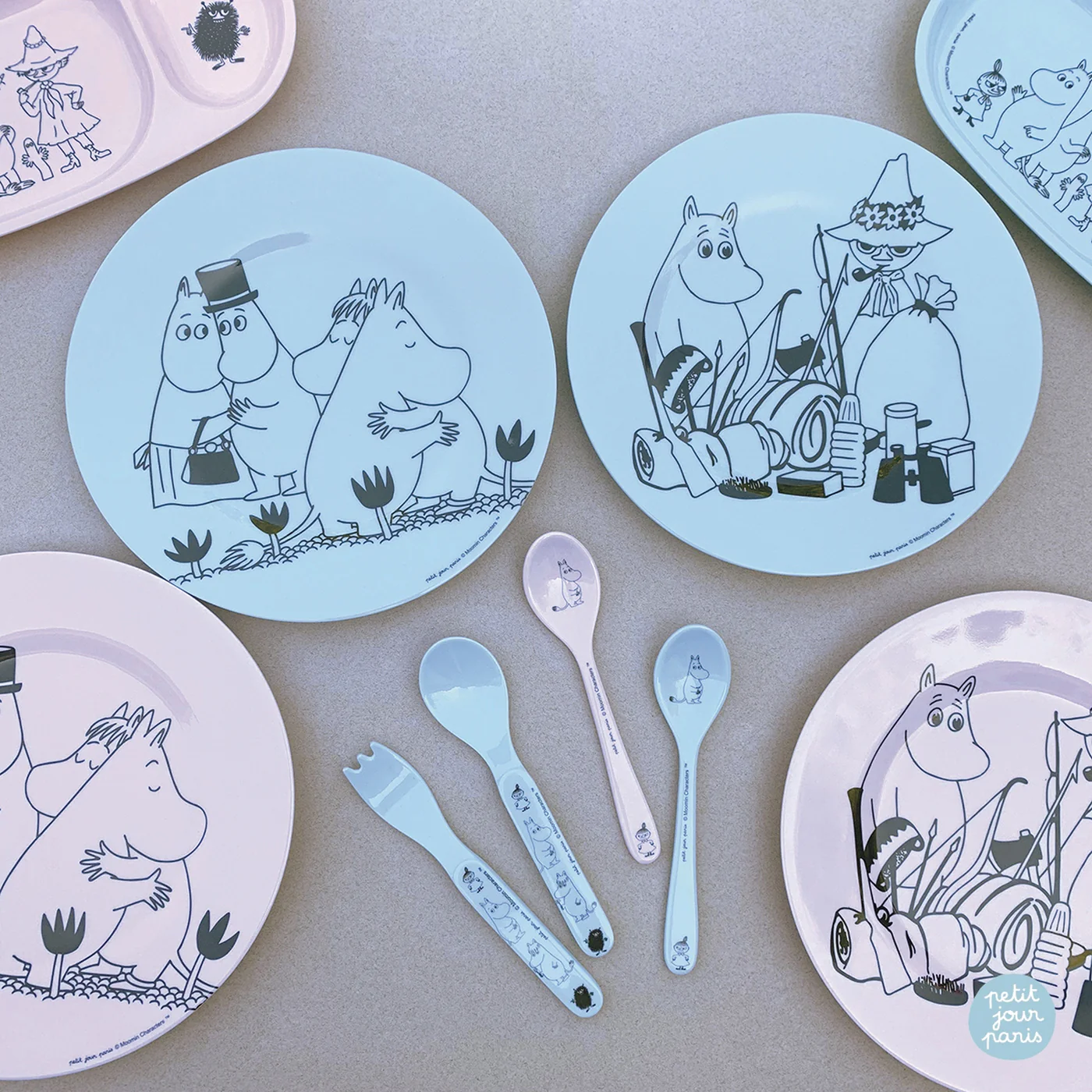 Assiette Bébé Moomin Bleu - Image 2