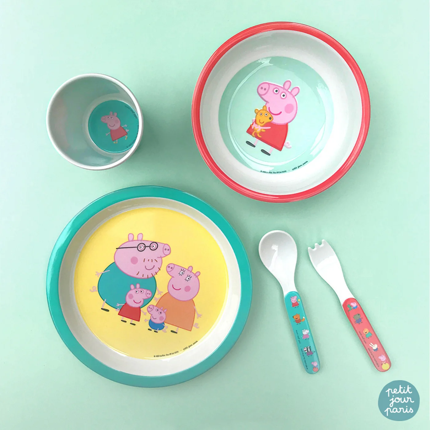 Set De 2 Couverts Peppa Pig - Image 3
