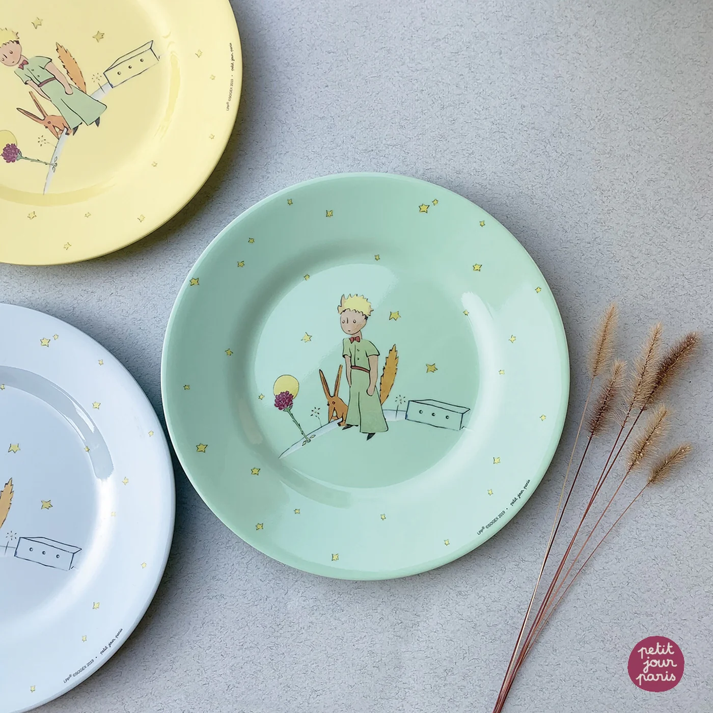 Assiette À Dessert Le Petit Prince Jaune - Image 3