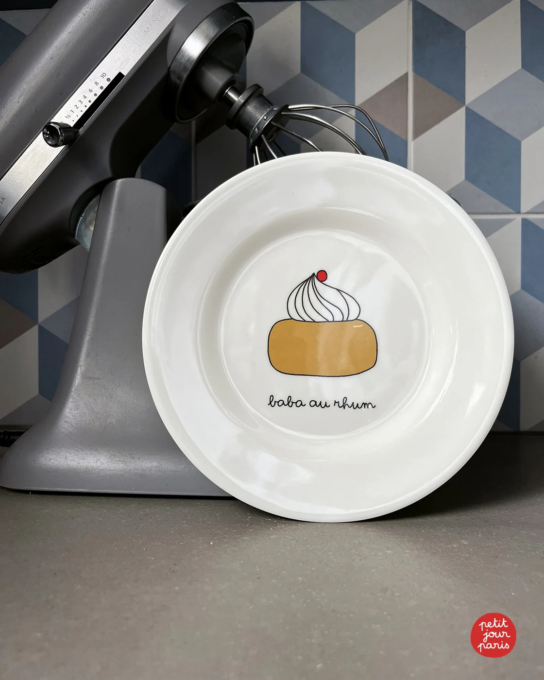 Assiette À Dessert Baba Au Rhum - Image 2