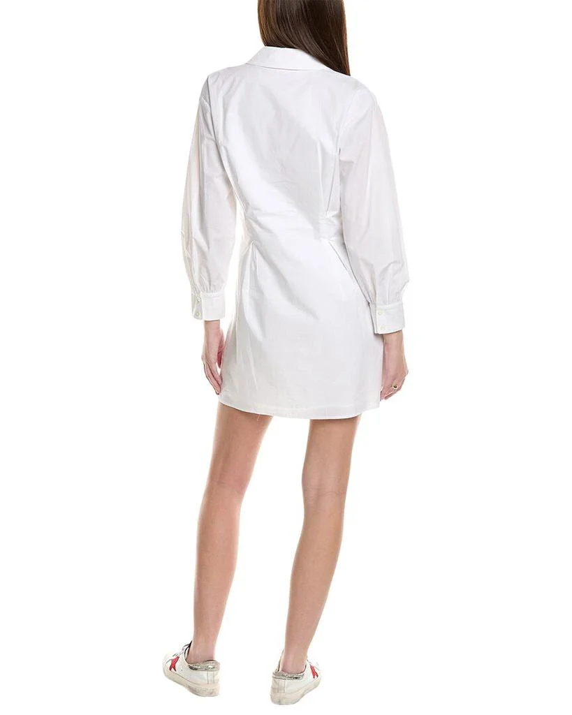 Robe Pleated Shirt - White - Image 5
