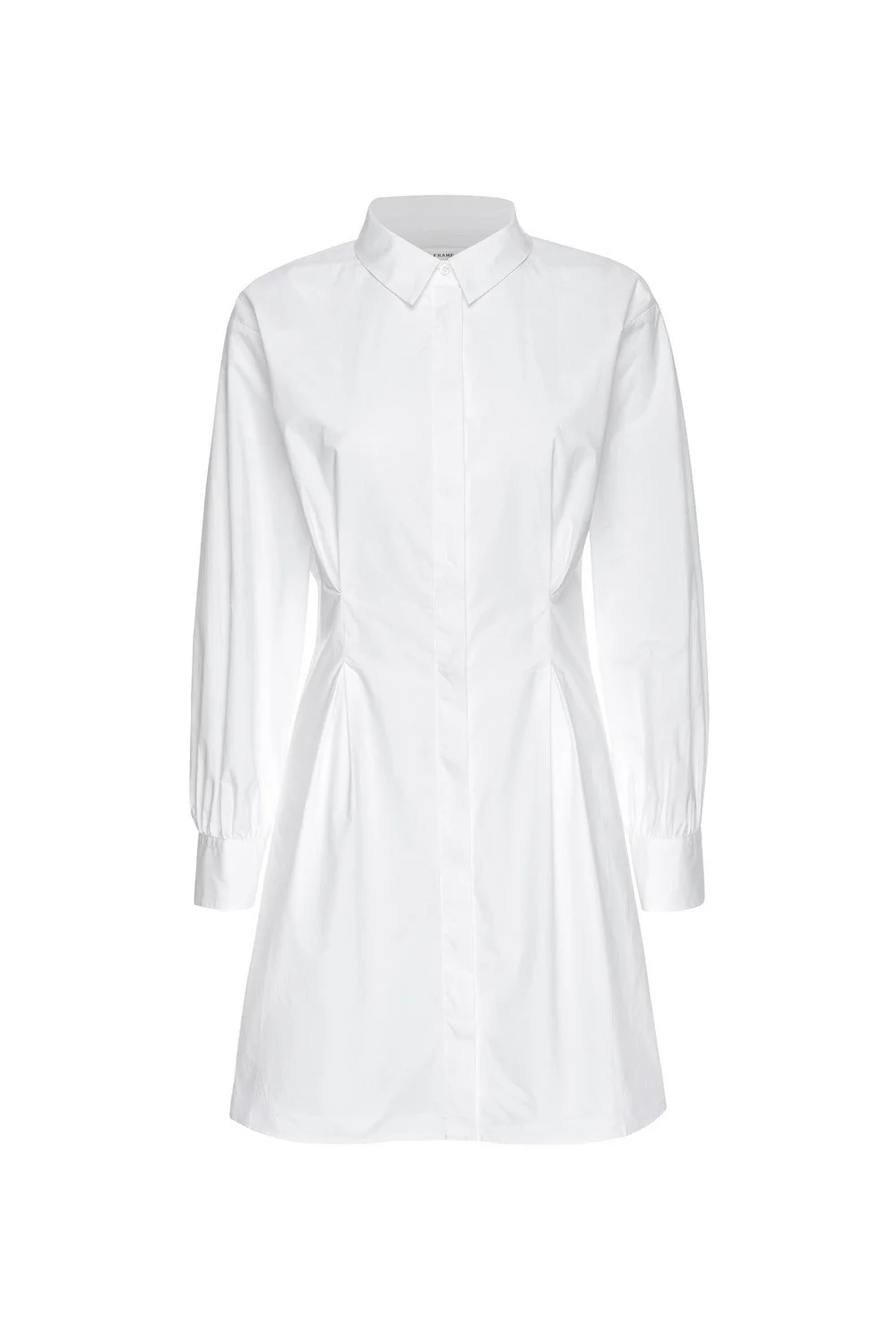 Robe Pleated Shirt - White - Image 9