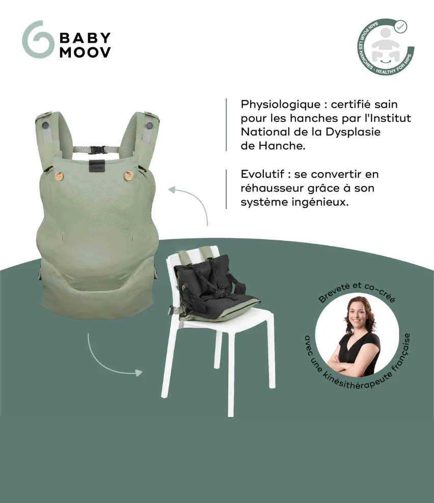 Porte-Bébé Physiologique, Dès La Naissance - Moov & Boost - Image 9
