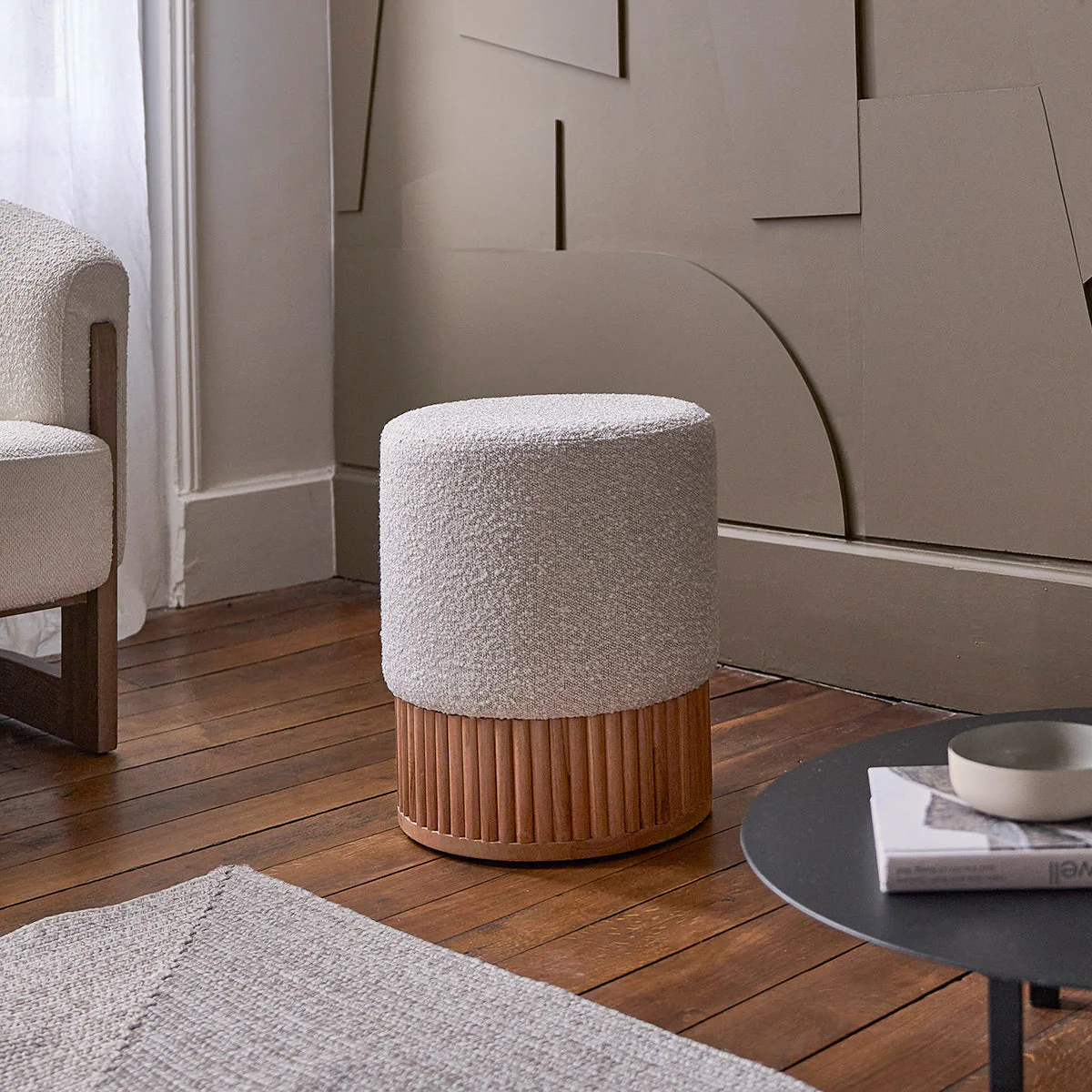 Pouf Serene - Teck - Naturel