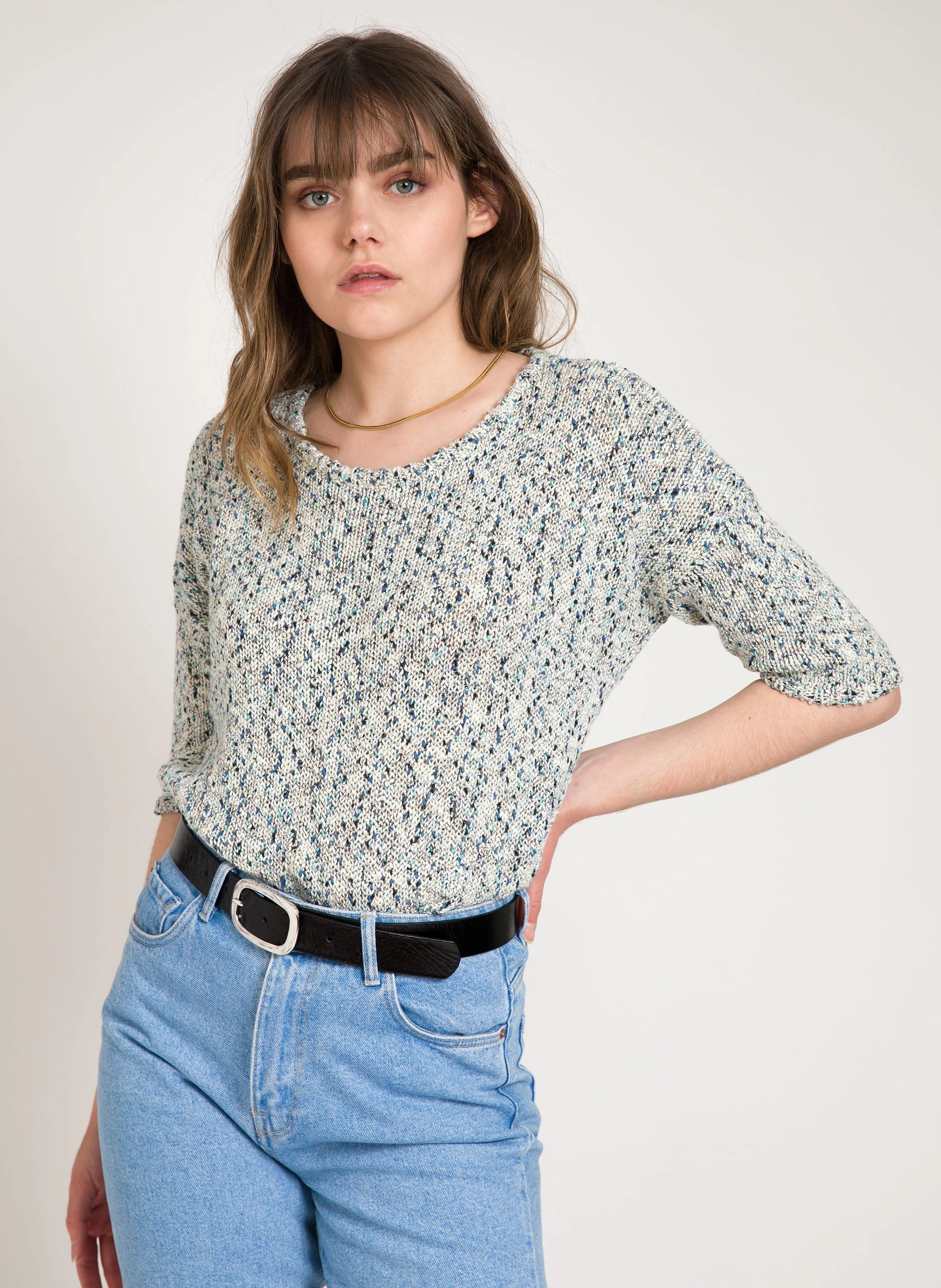 Pull Lecranberry - Aqua