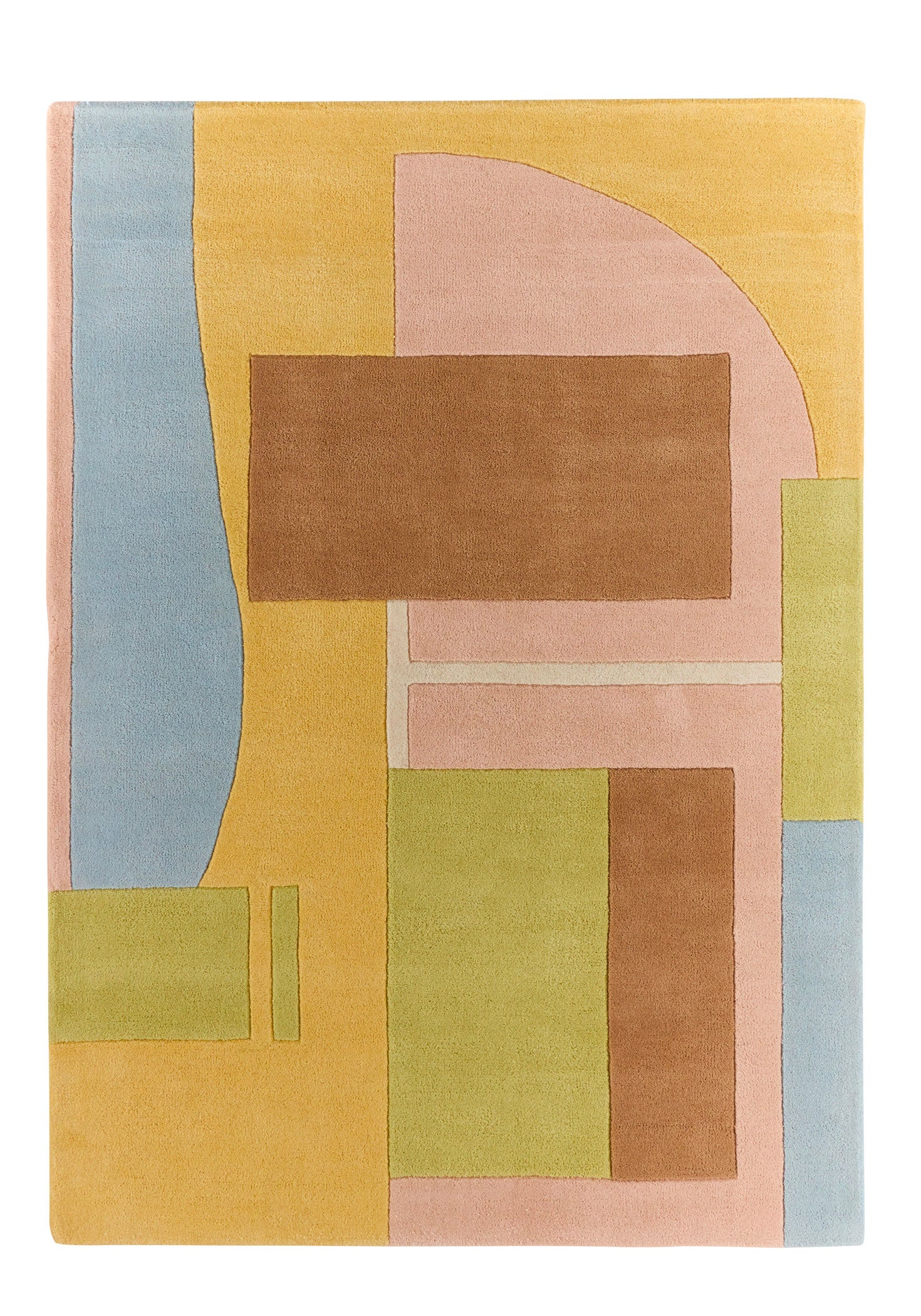 Pantone x Nazar - Tapis Rayon Tendre En Laine Aux Nuances Pastel - Image 2