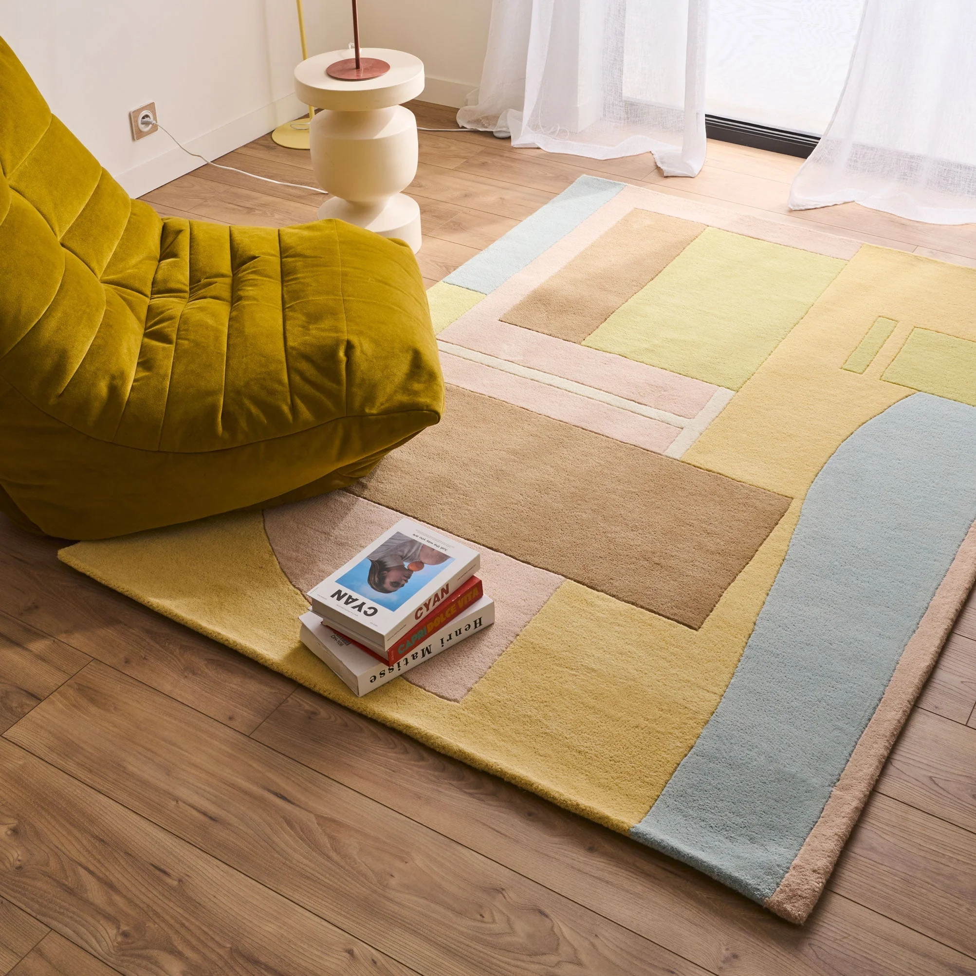 Pantone x Nazar - Tapis Rayon Tendre En Laine Aux Nuances Pastel - Image 5