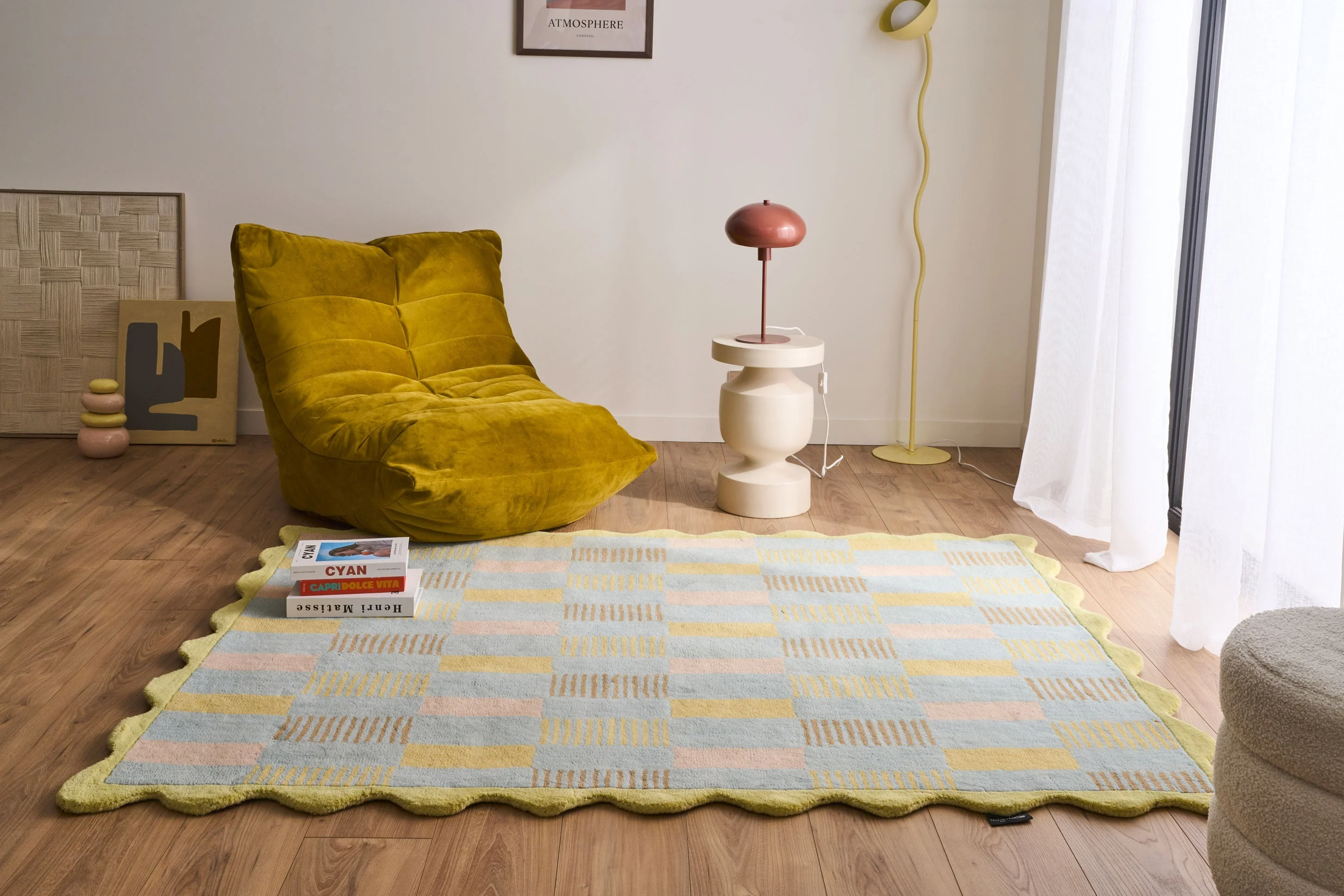 Pantone x Nazar - Tapis Rayon Tendre En Laine Coloré - Image 4