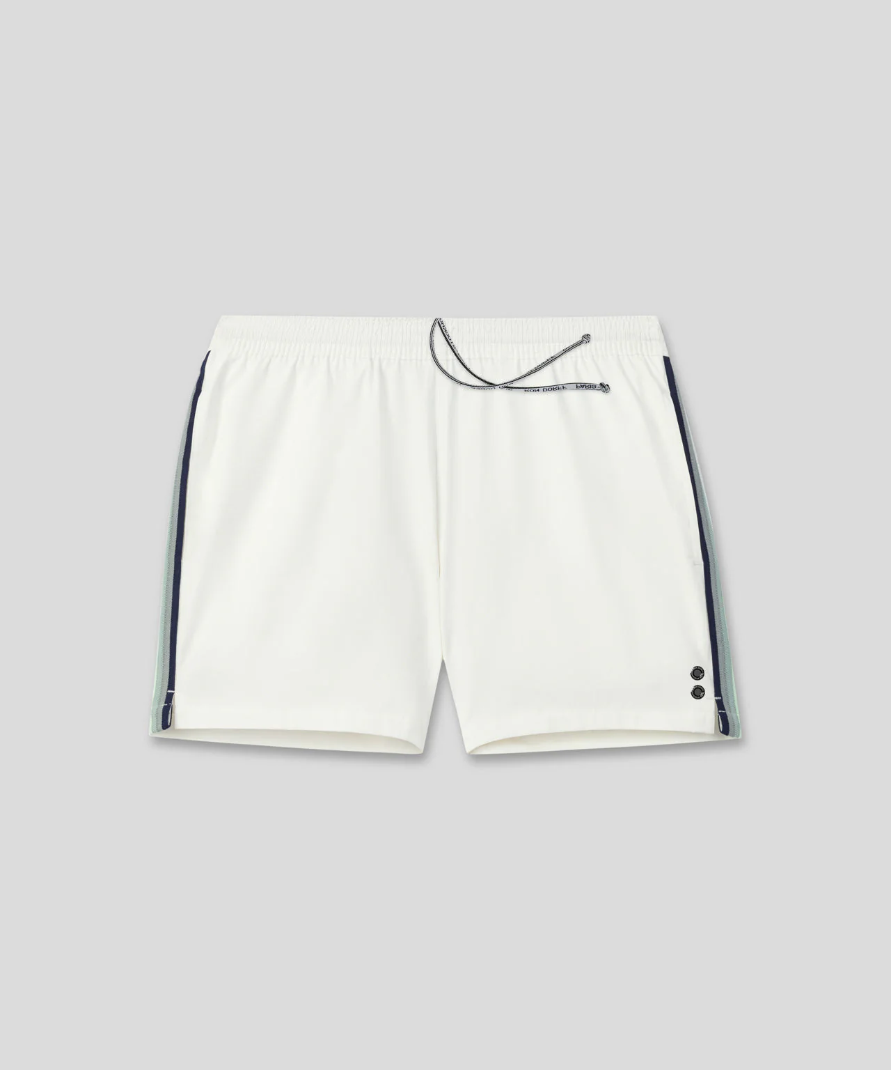 Short Rd Exerciser W. Side Stripes - Off White - Image 3