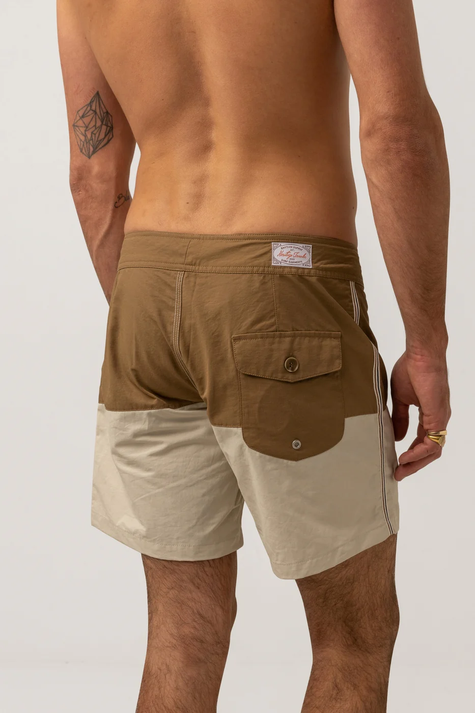 Boardshort Heritage Splice Trunk - Butterscotch