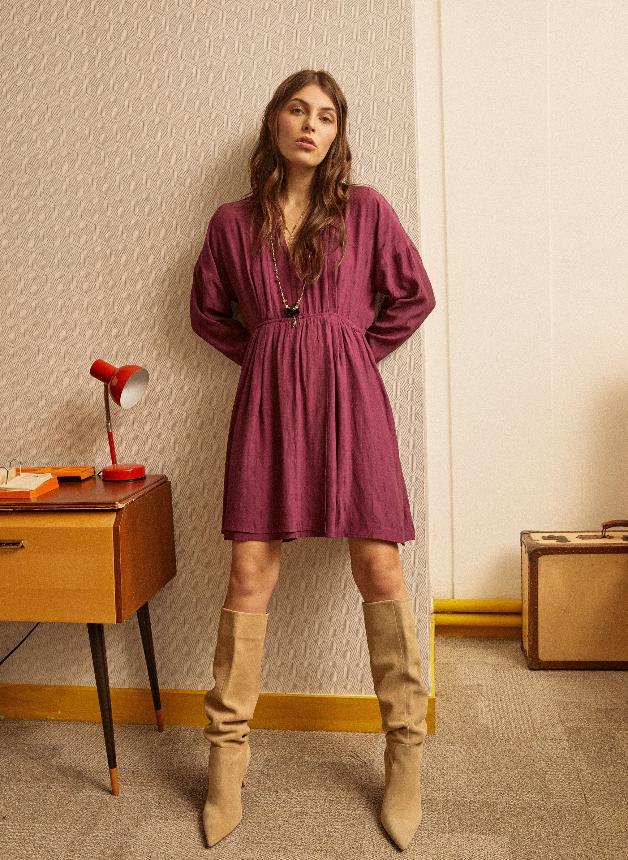 Robe Izyana - Berry - Image 2